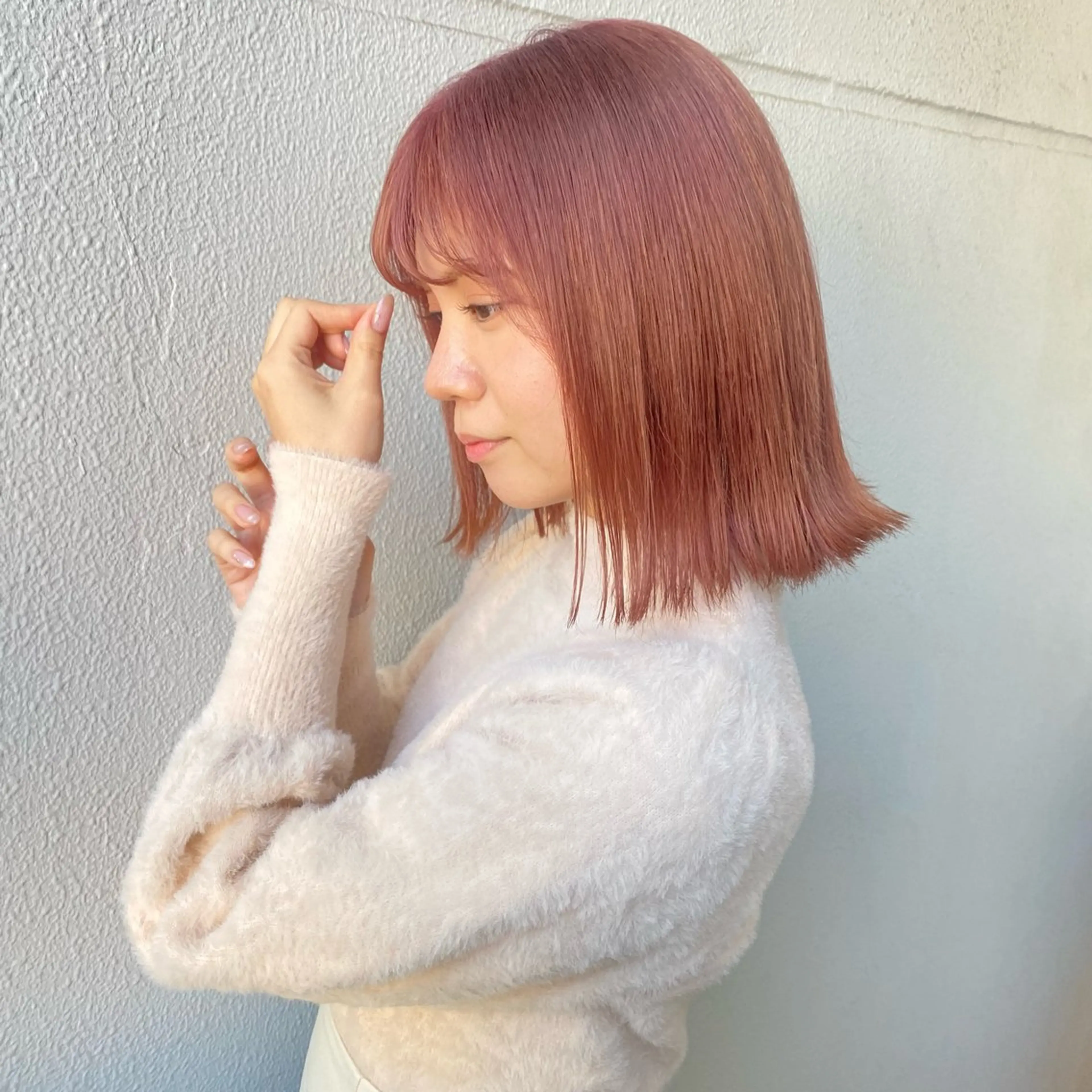 ミディアム カラー ゆう🫧 透明感/ハイトーンのヘアスタイル