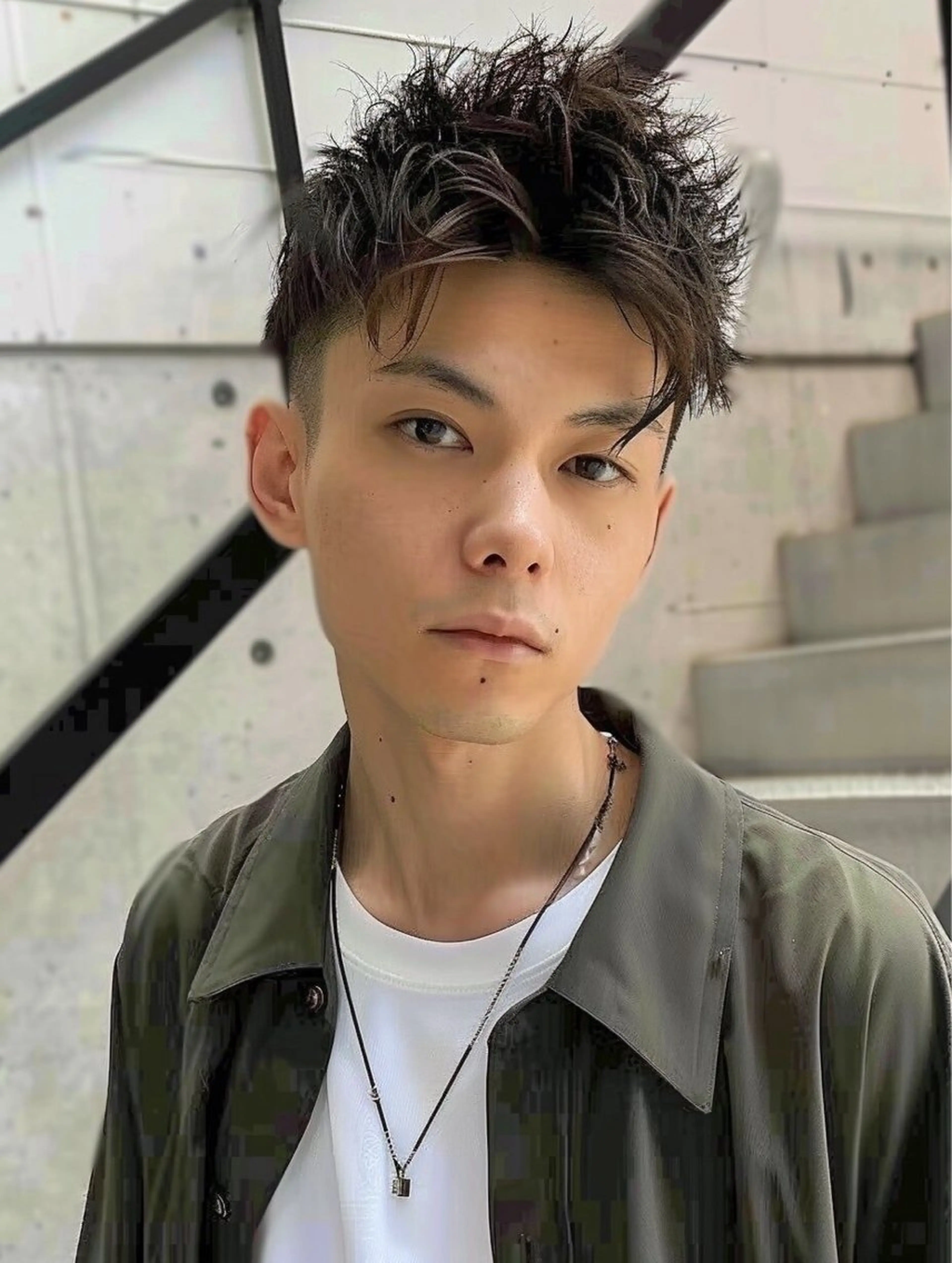 メンズ ioe 心斎橋のヘアスタイル