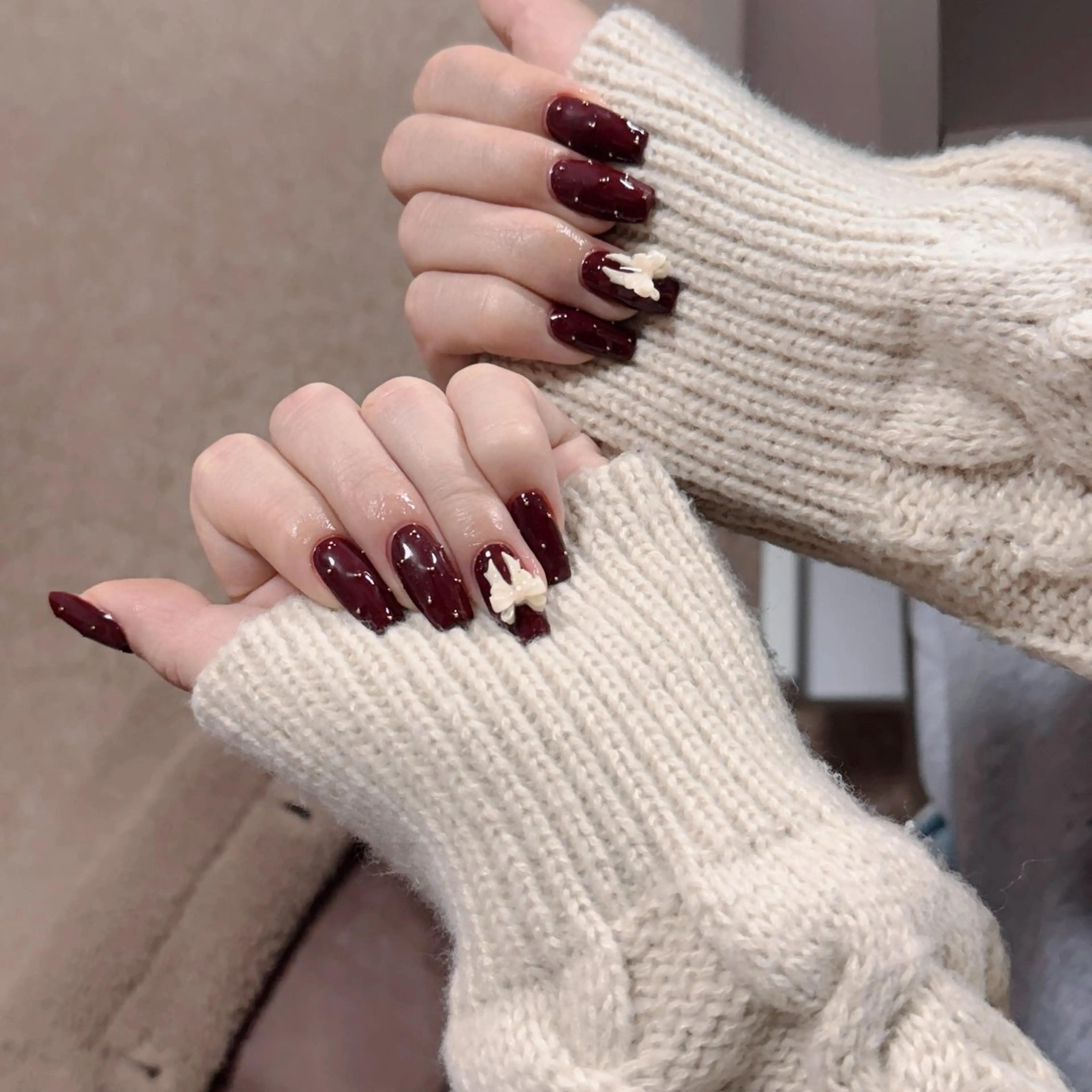 ネイル チークネイル フレンチネイル グラデーション 韓国ネイル マグネットネイル ハンドネイル Hana Nailのネイルデザイン