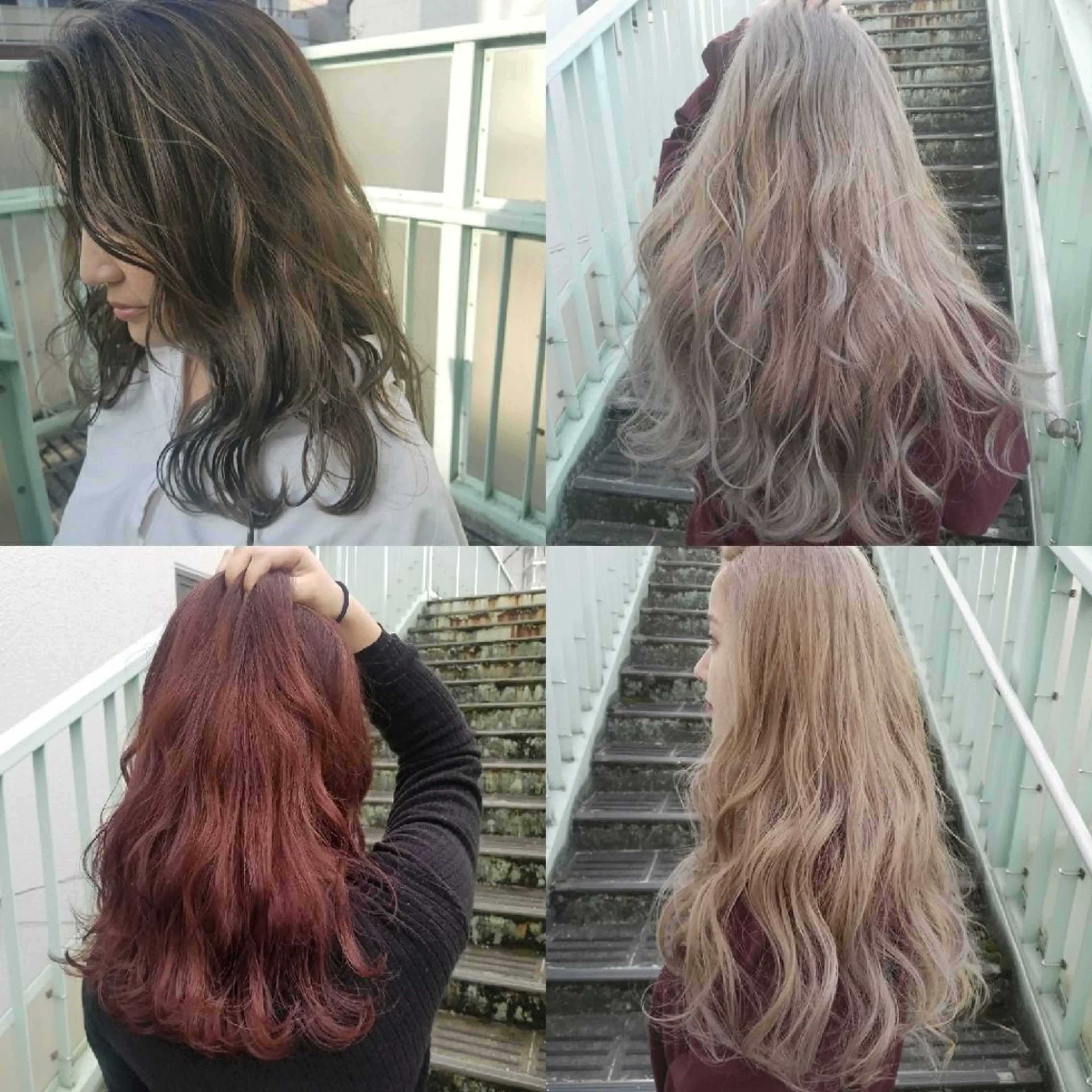 ミディアム 今中 小百合のヘアスタイル