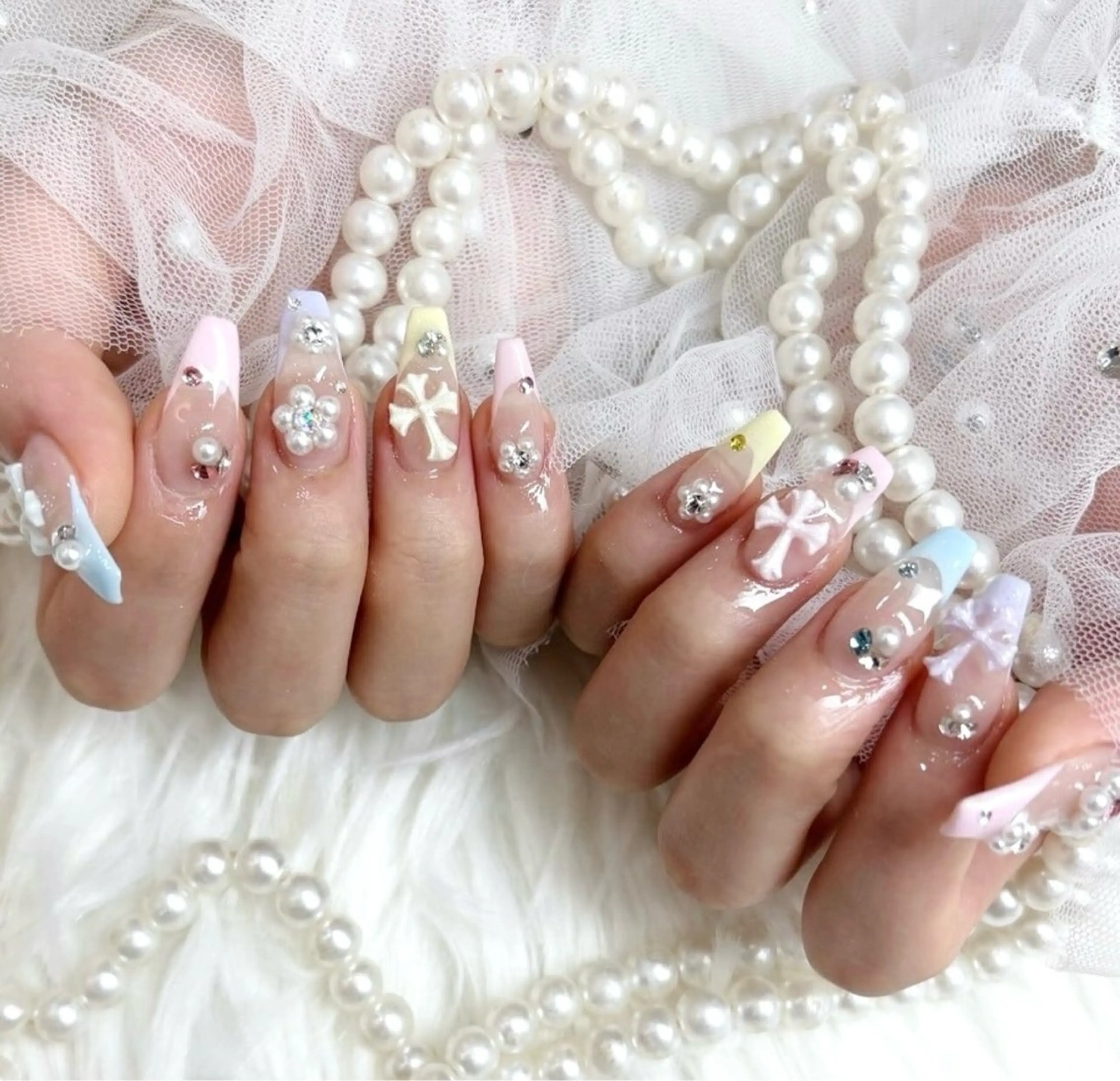 ネイル 長さ出し Mi nailsのネイルデザイン