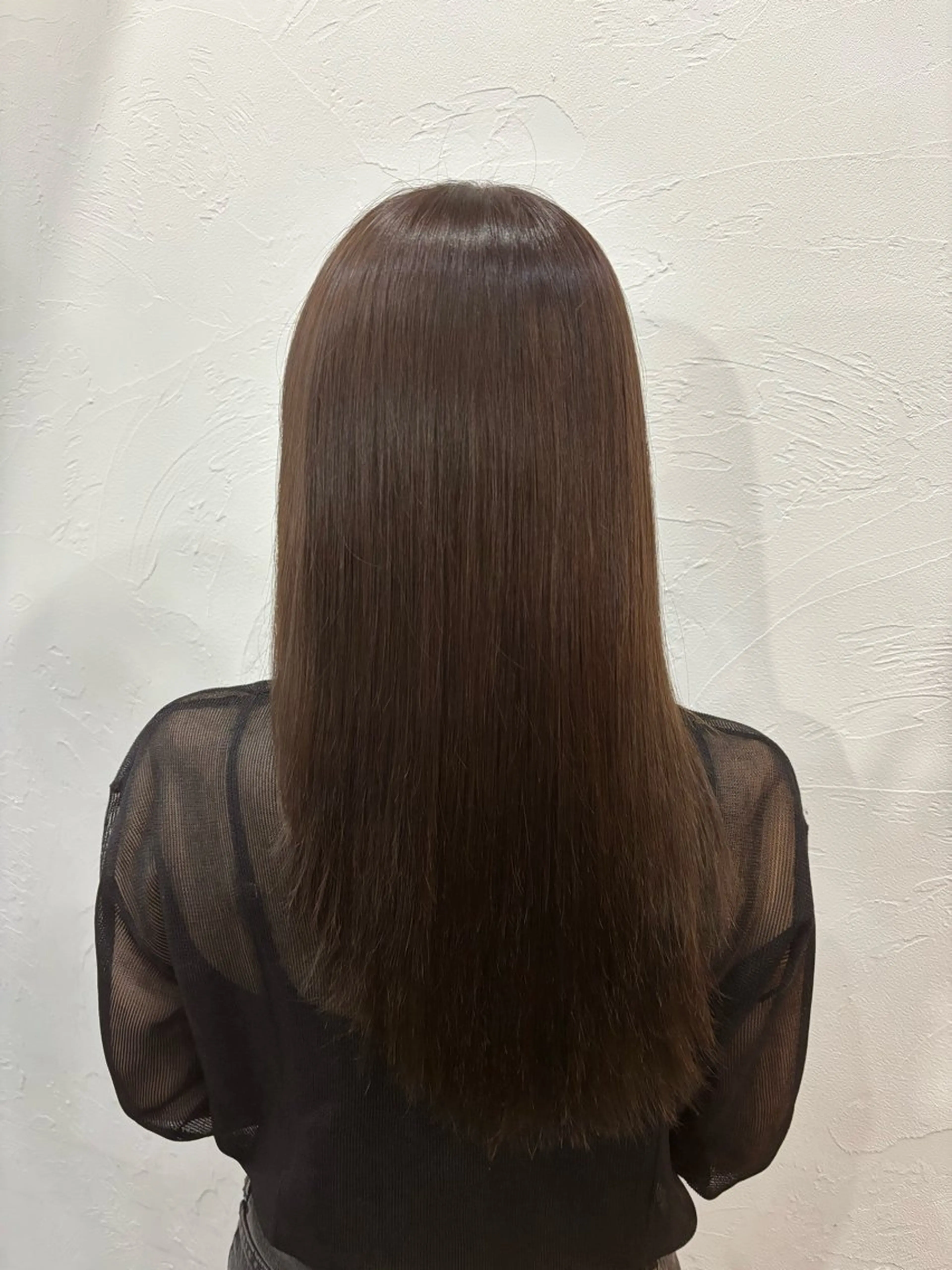 セミロング LoRE🎀塩崎莉子 縮毛矯正/ブリーチのヘアスタイル