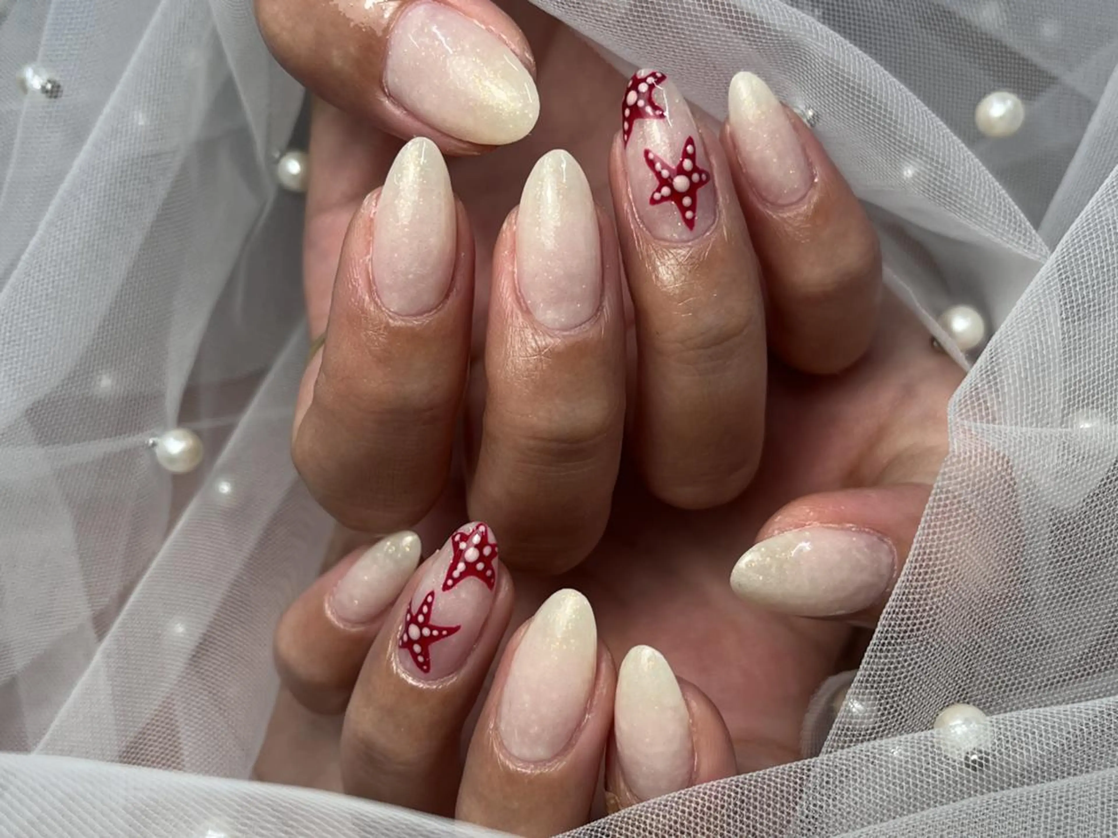 【個性派🎨】チップ10本長さだし　🫧持ち込み4本　¥16,400→¥14,400の写真