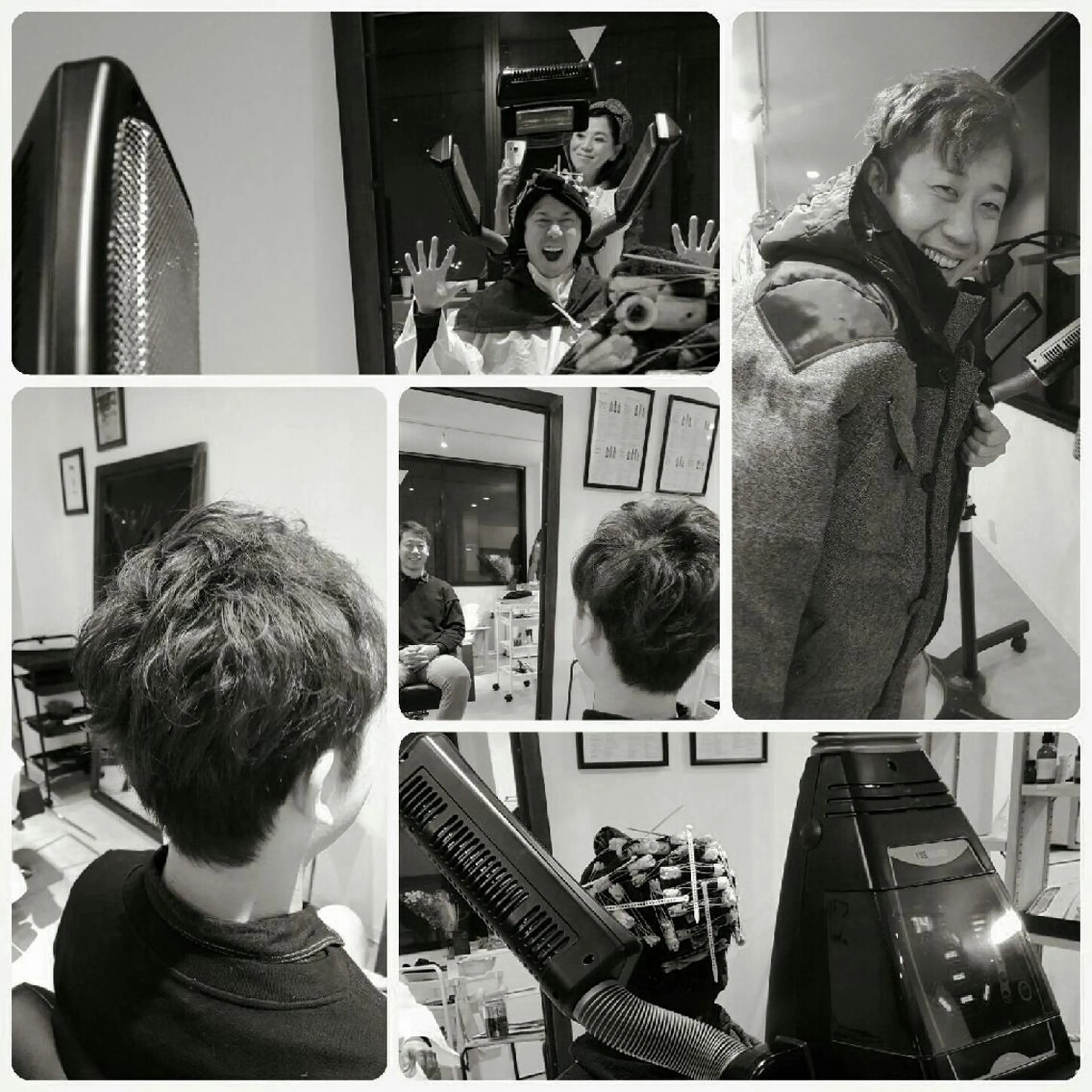 メンズ パーマ ショート spa hair  ark 富井直美のヘアスタイル