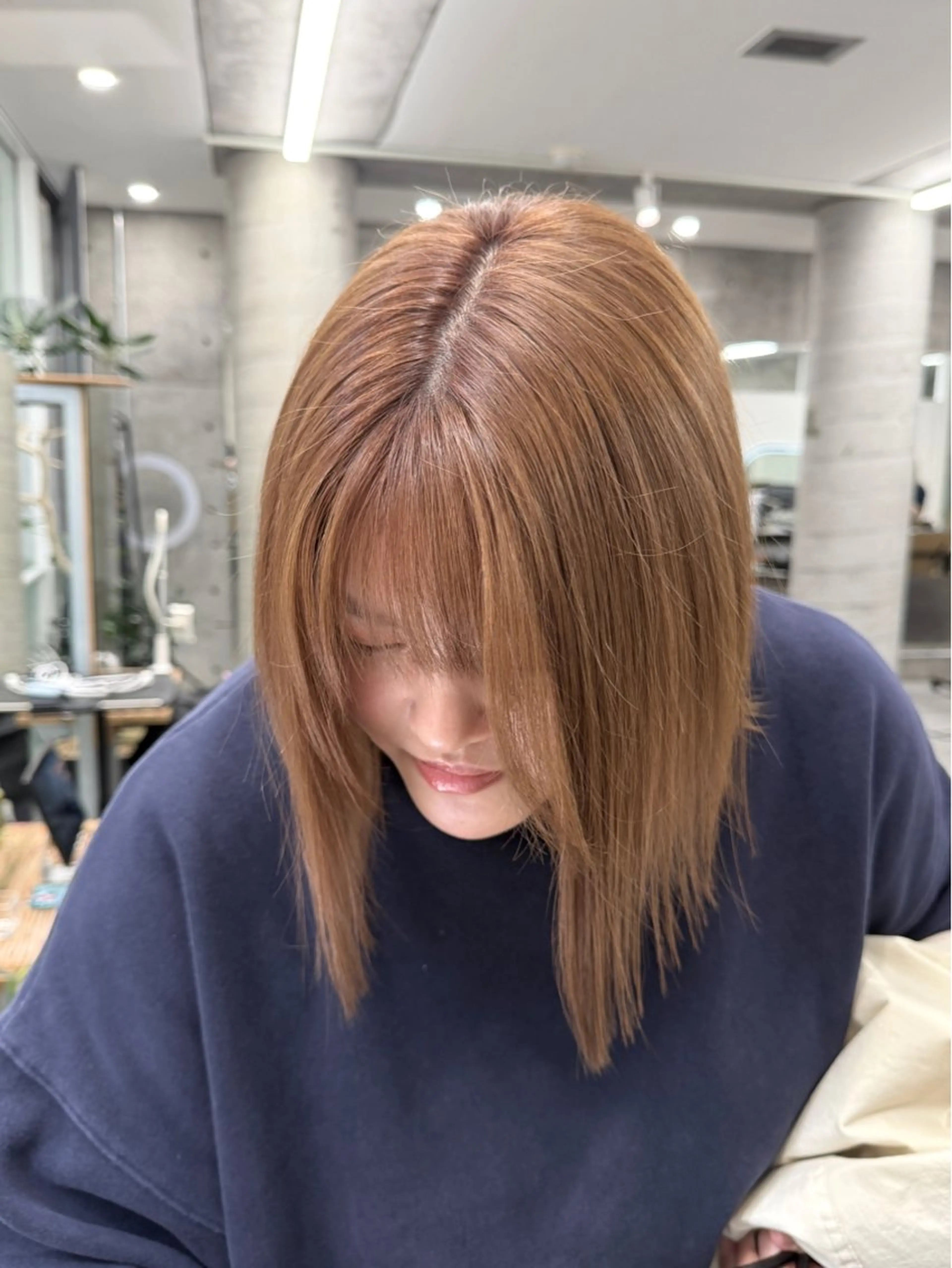 ショート カラー ヘアカラー トリートメント Kotoko🖤/海 外/バレイヤージュのヘアスタイル