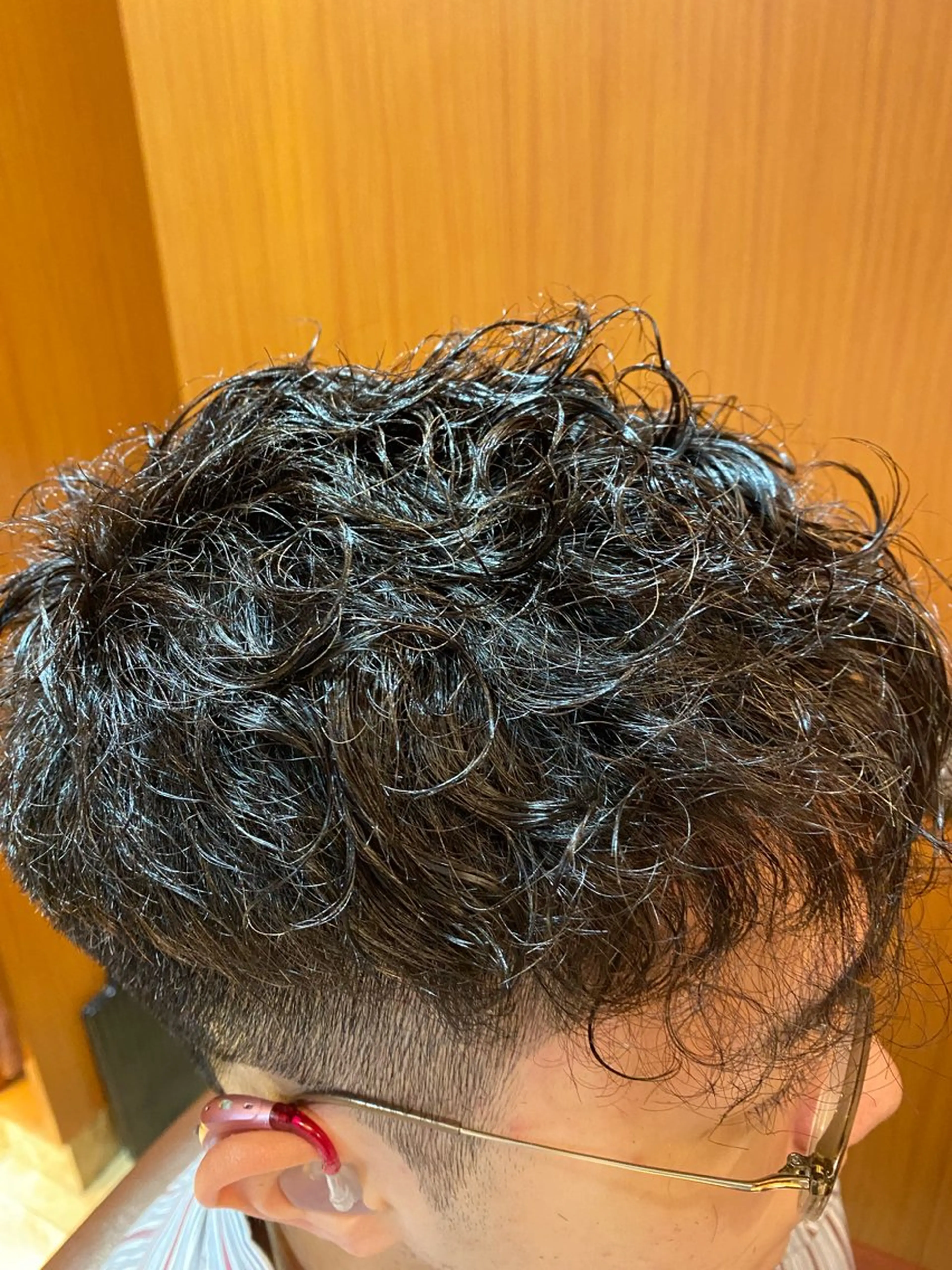 ミディアム 北川 竜也のヘアスタイル