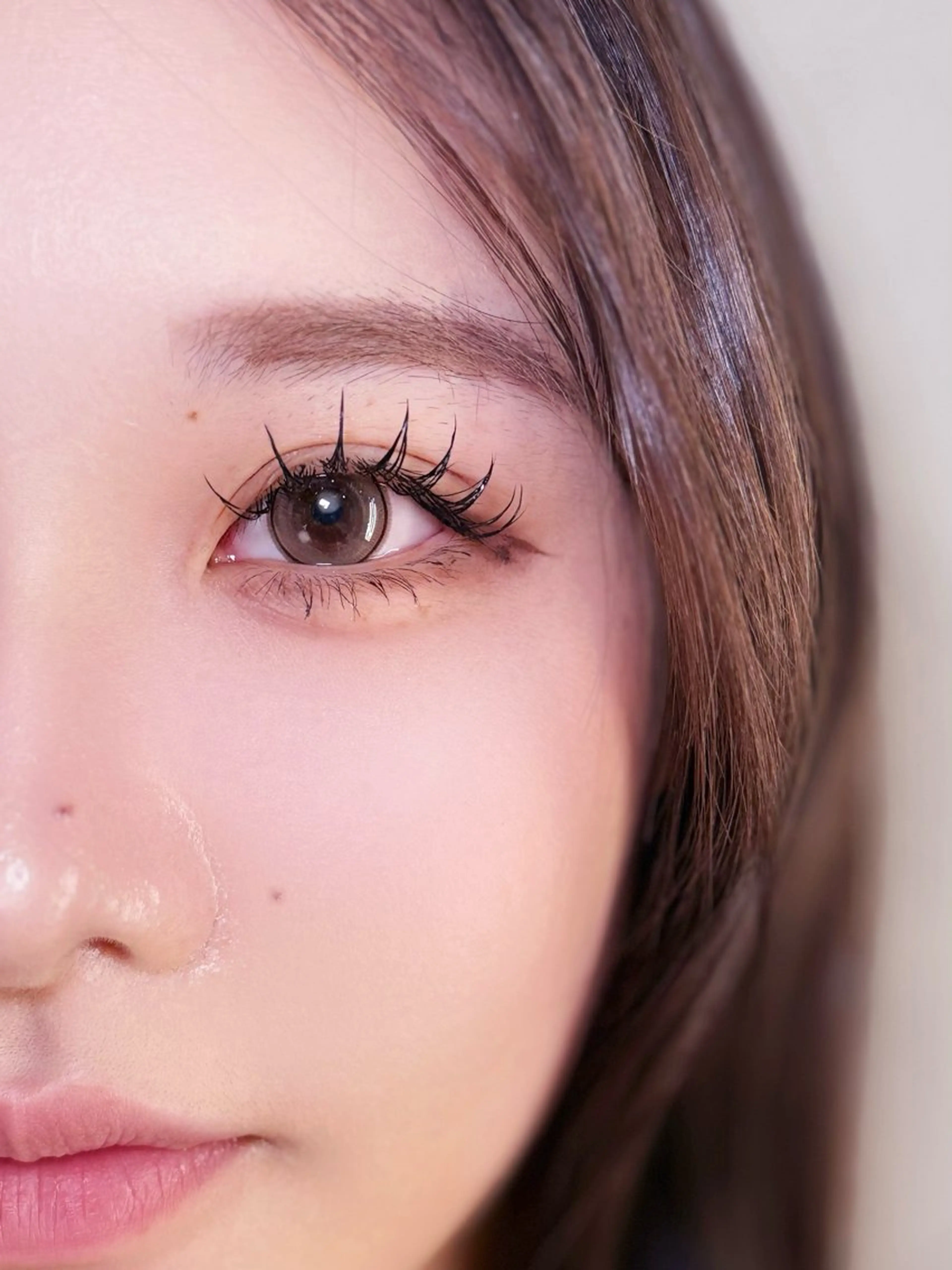 マツエク・マツパ 束感まつ毛 Dカール フラットラッシュ マツエク cherien eyelash&eyebrow（salon village）所属・梅津/cherien 渋谷・明治神宮前のマツエク・マツパデザイン