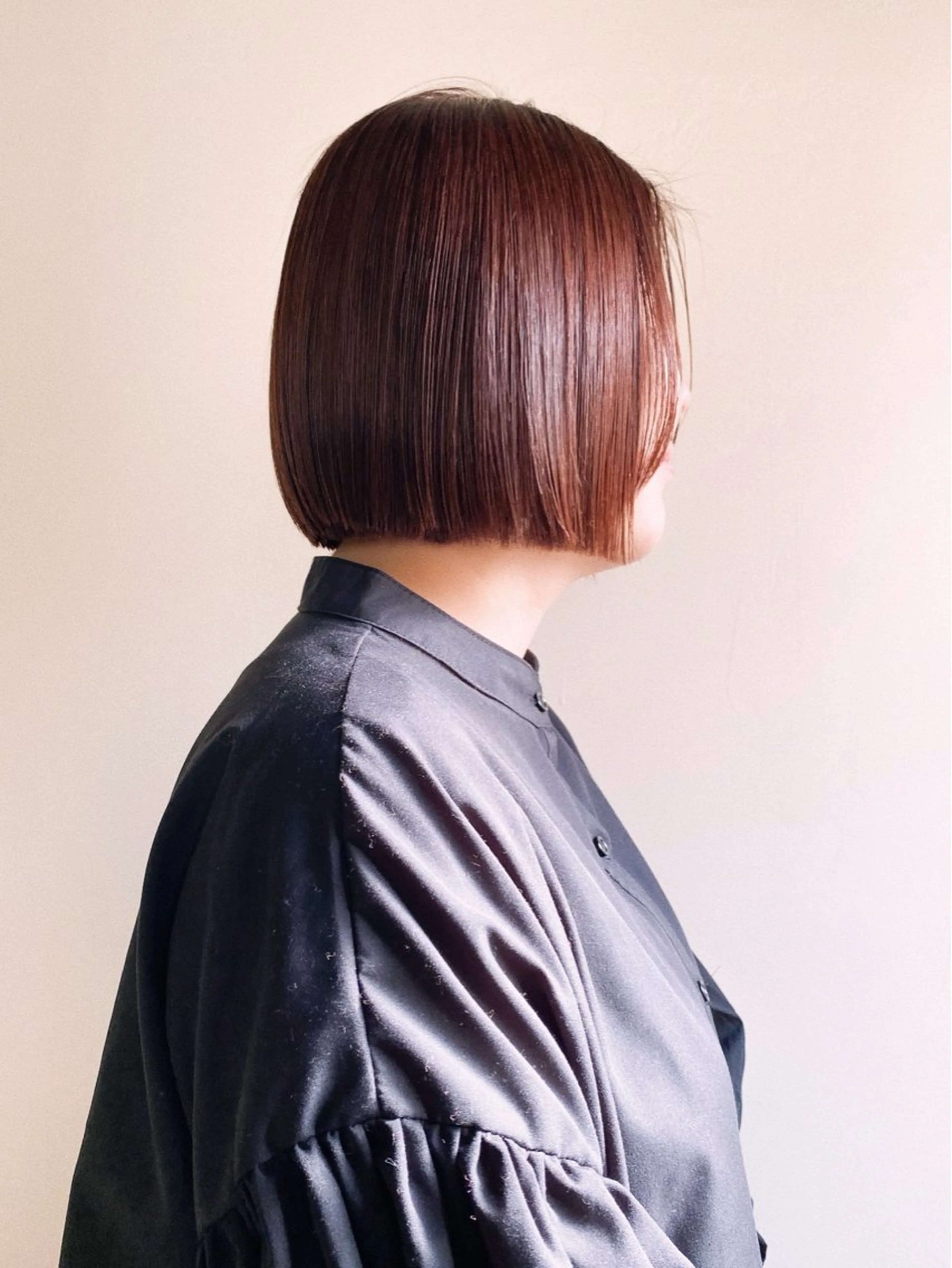 ショート カラー ブリーチ ブラウンカラー ボブ カット ヘアカラー トリートメント 板谷みさき /似合わせBobのヘアスタイル