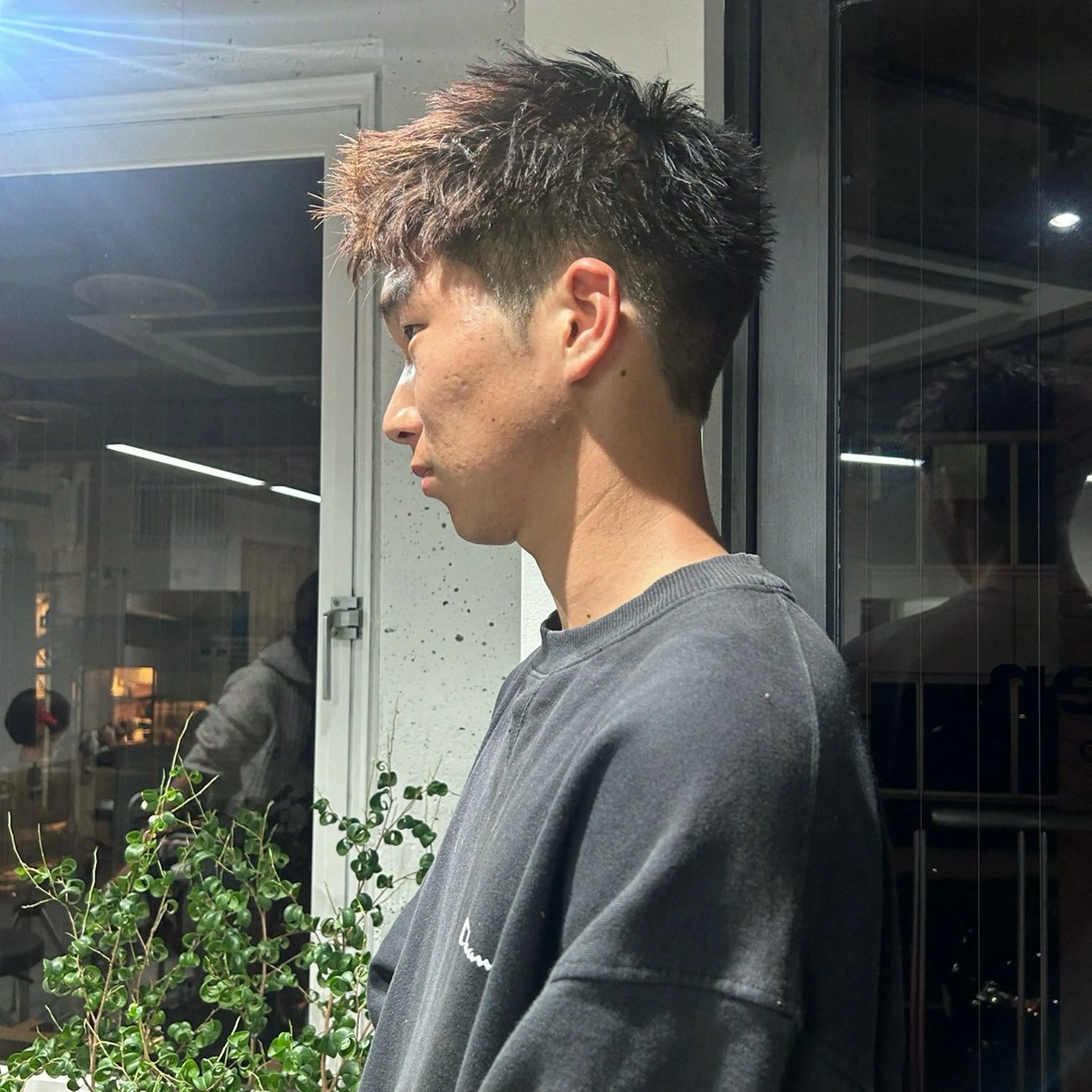 メンズ 刈り上げ MAI🦎 無造作パーマ メンズのヘアスタイル