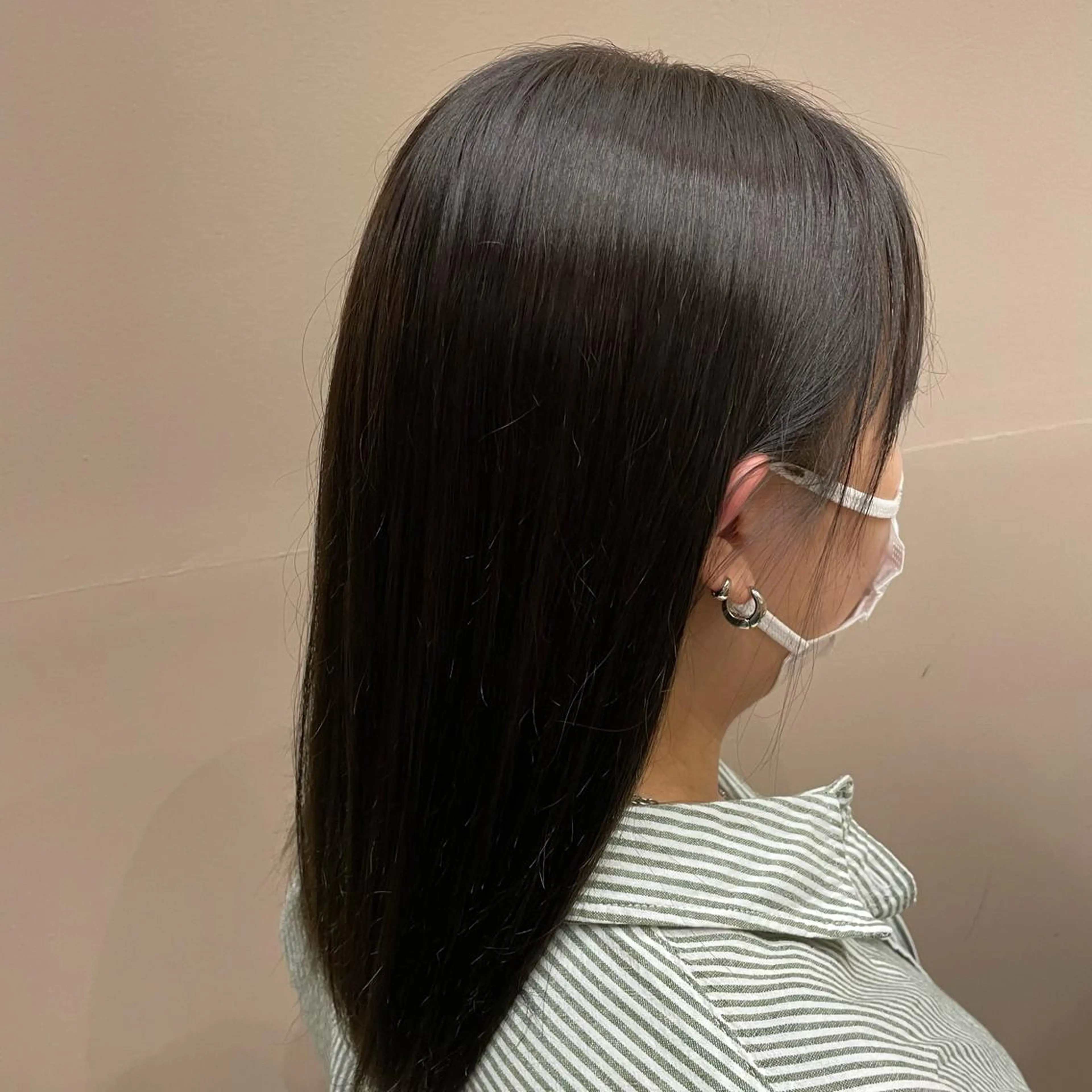 セミロング 大山 透輝のヘアスタイル