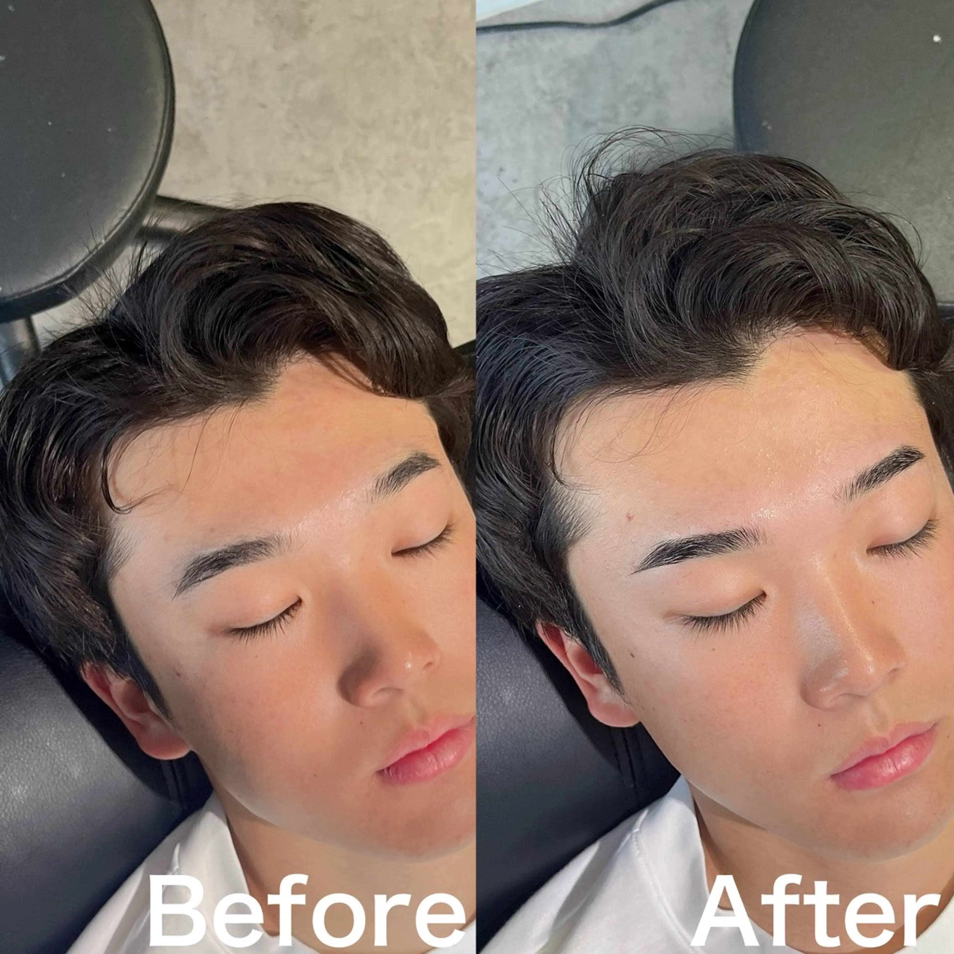 アイブロウ ワックス脱毛 眉カット その他(アイブロウ) 5日◯ Yusukeの眉毛・アイブロウイメージ