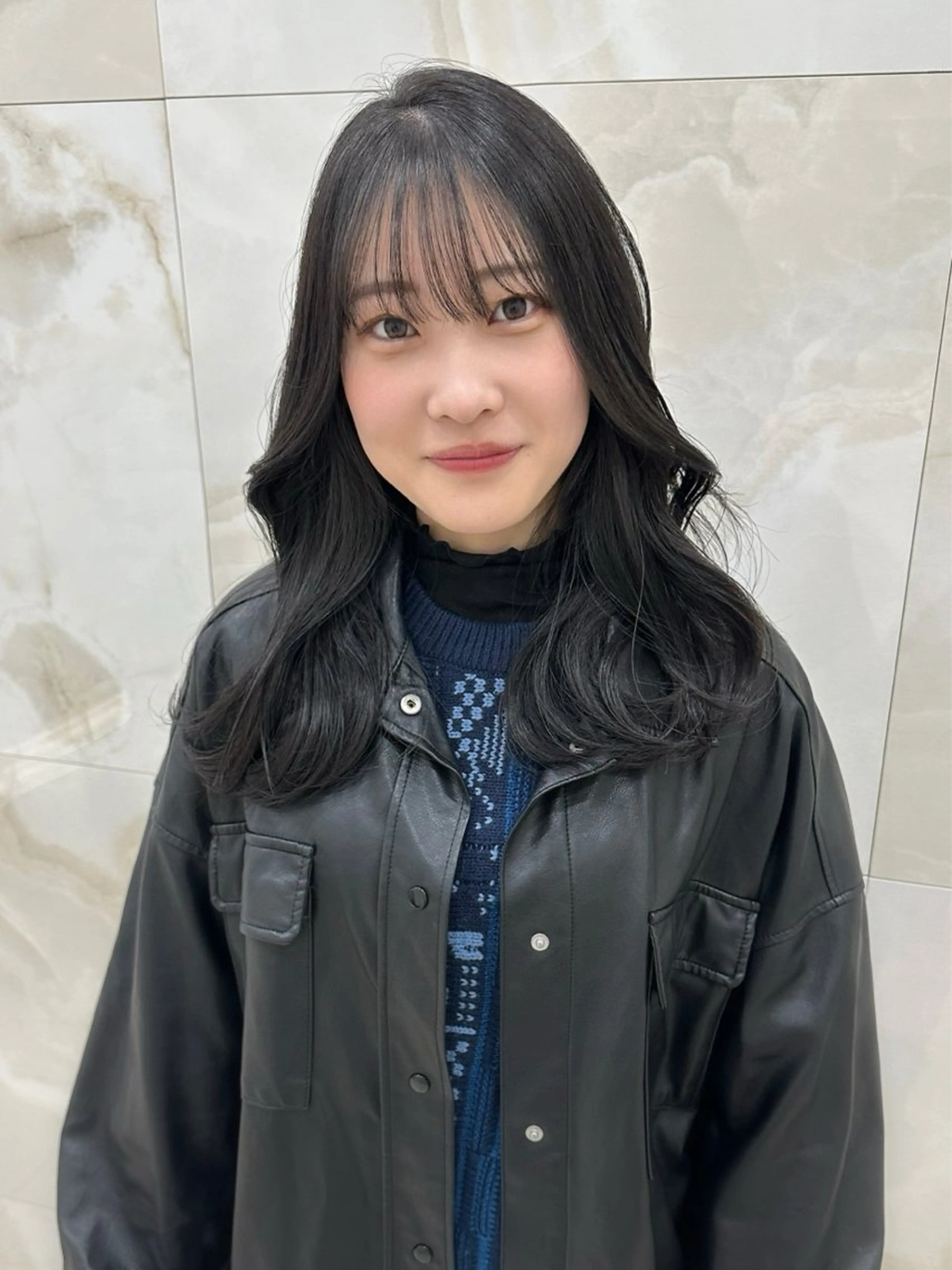 セミロング 森田 真由香のヘアスタイル