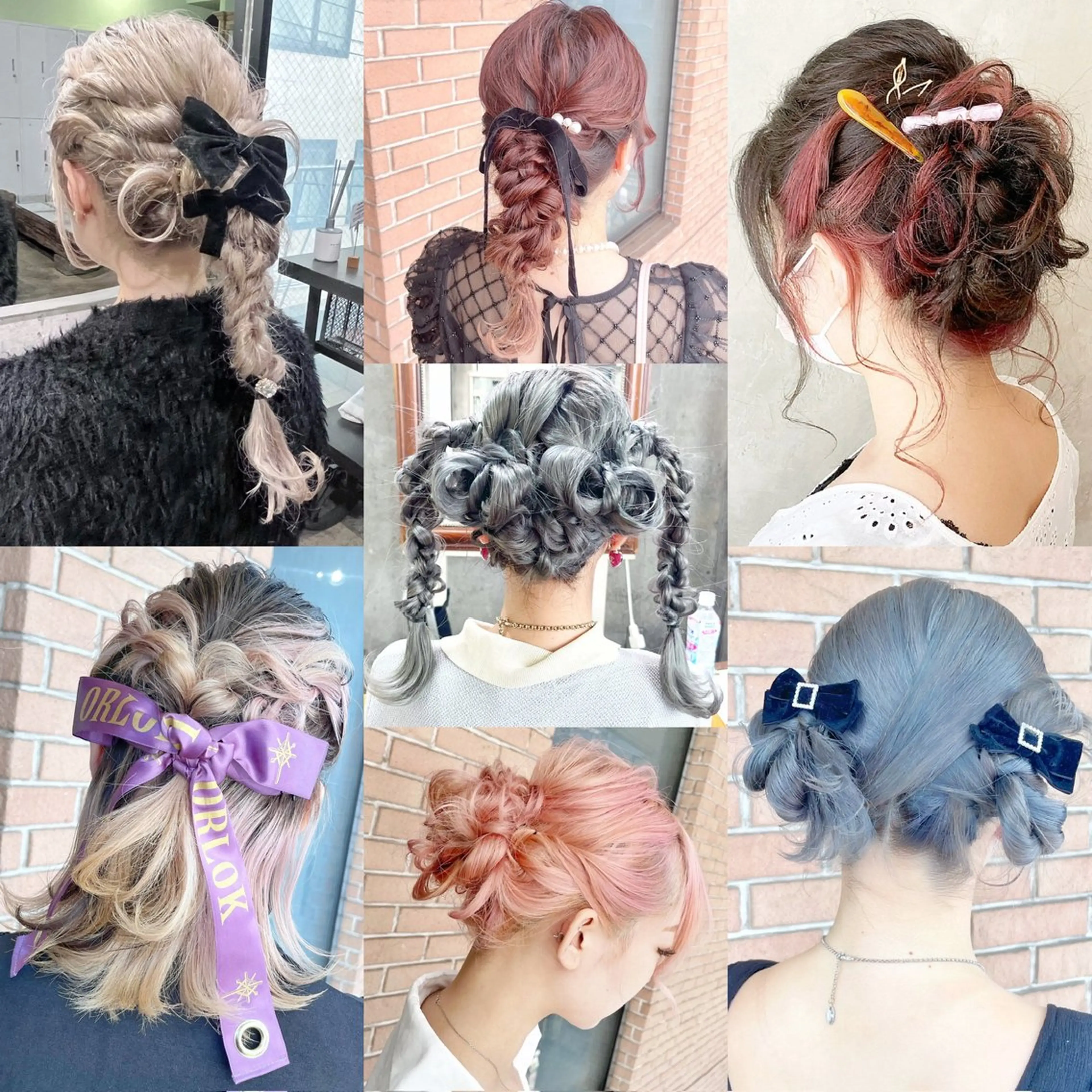 ロング ヘアアレンジ ヘアセット ヘアセット💘 似合わせカラーのヘアスタイル