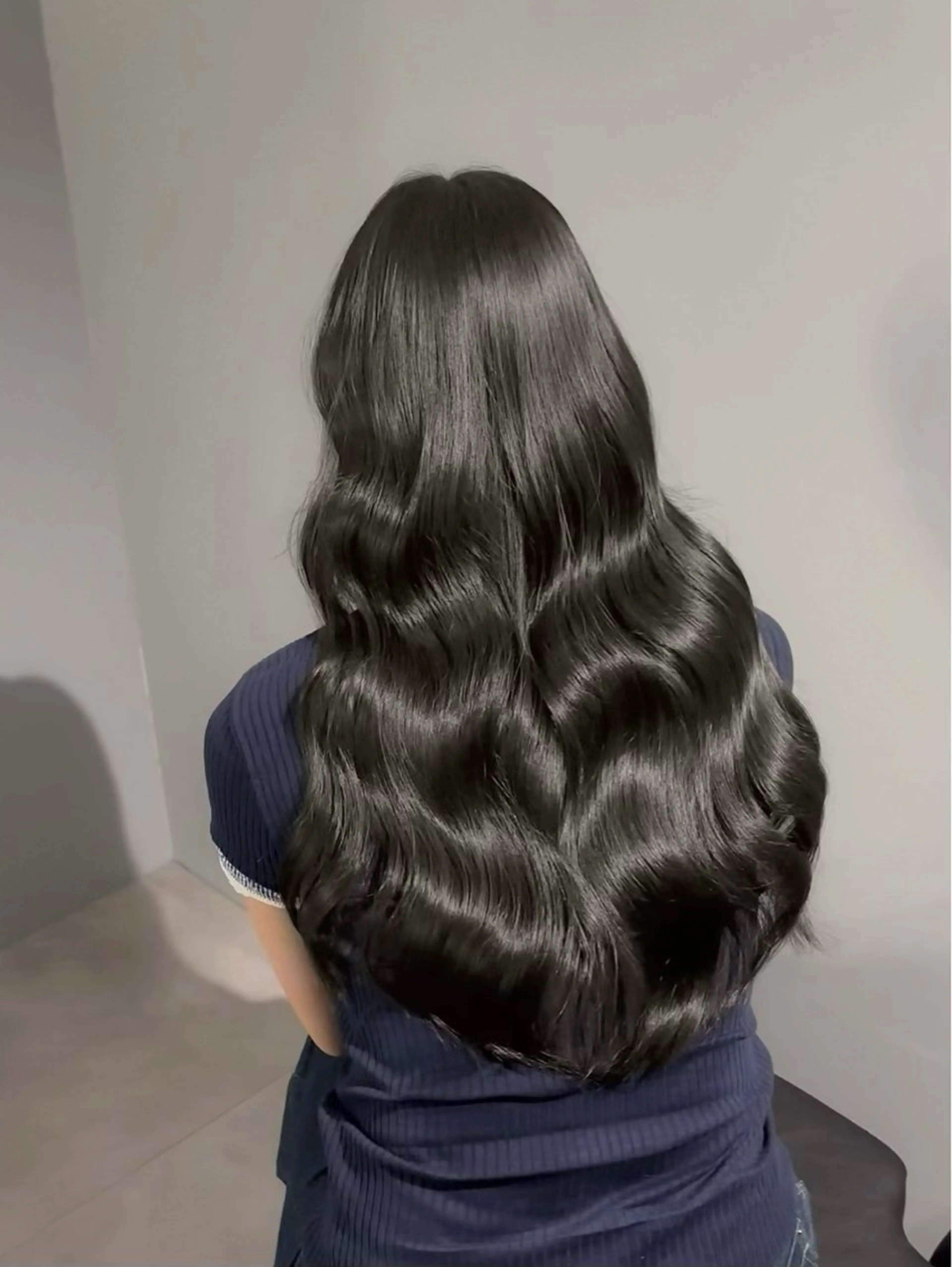 ロング 韓国風ヘア シオン/艶髪カラー/ 韓国ヘアのヘアスタイル