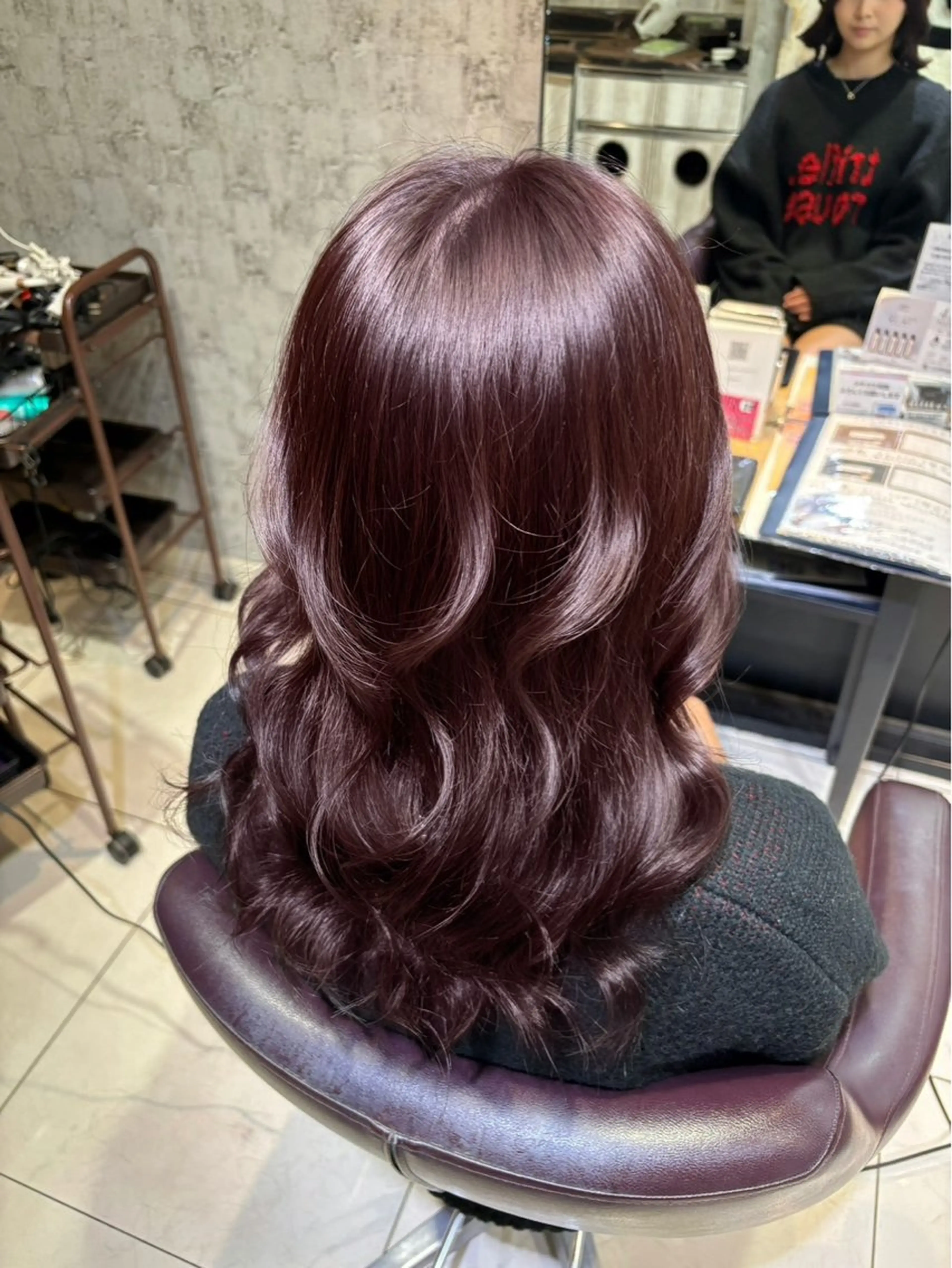 セミロング カラー ヘアカラー 🍒🫧艶カラー 🍒️🫧Kyaraのヘアスタイル