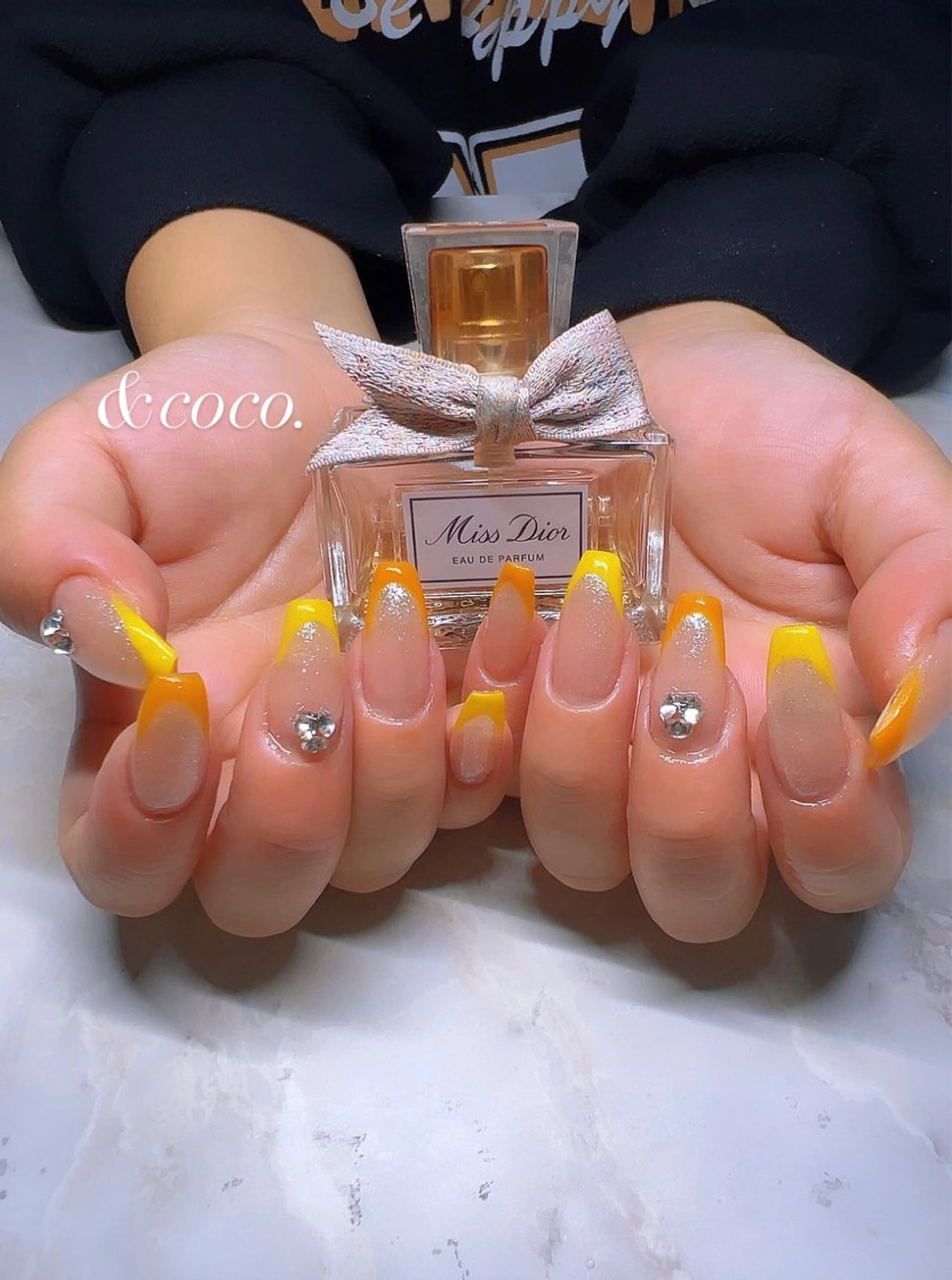 ネイル フレンチネイル ＆ coco.のネイルデザイン
