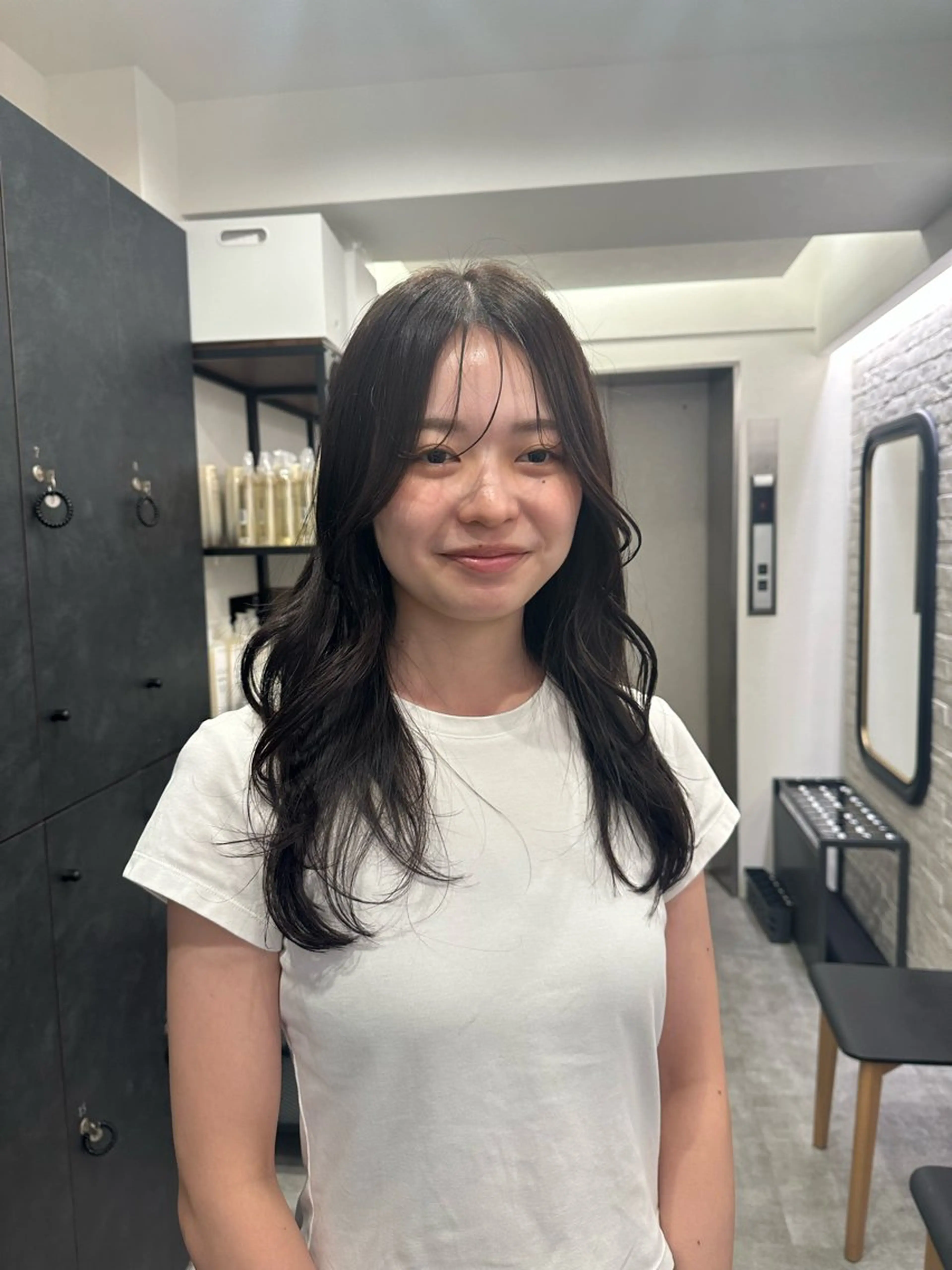 ロング カラー 銀座/ヘアセット/ 島村美帆のヘアスタイル