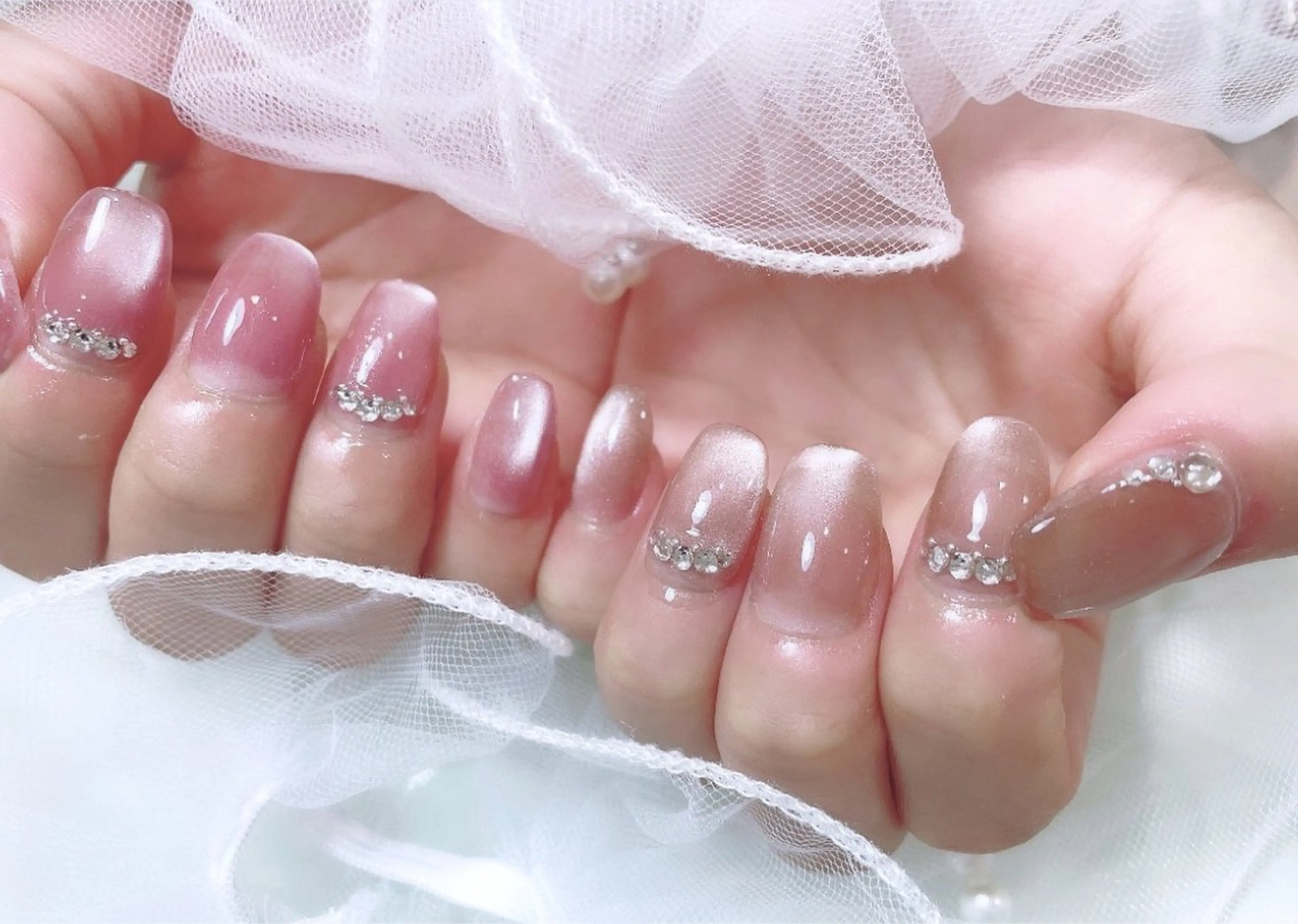 ネイル マグネットネイル オフィスネイル nails bunnyのネイルデザイン