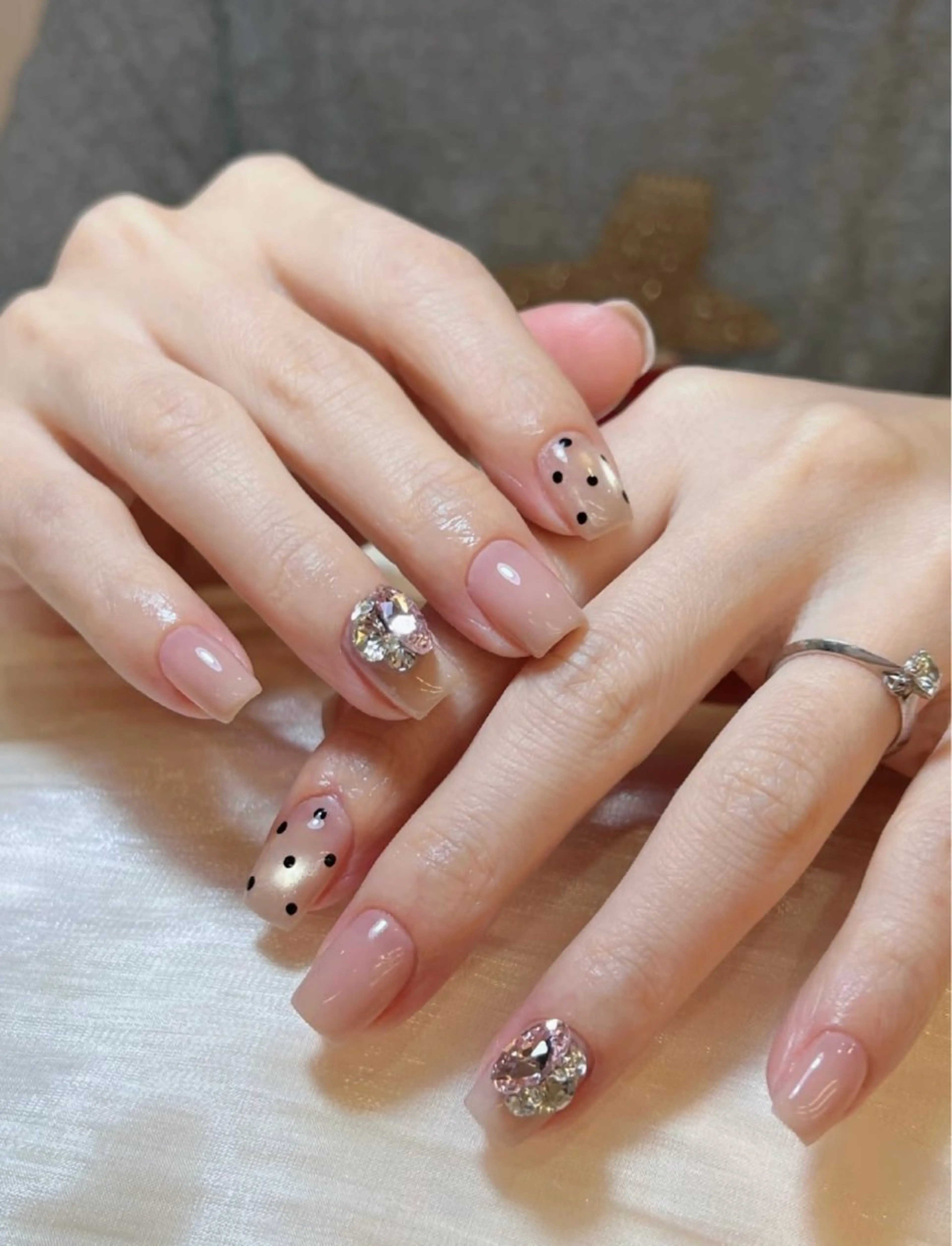 ネイル ハンドネイル H3 Nail Tsuki🦋💙のネイルデザイン