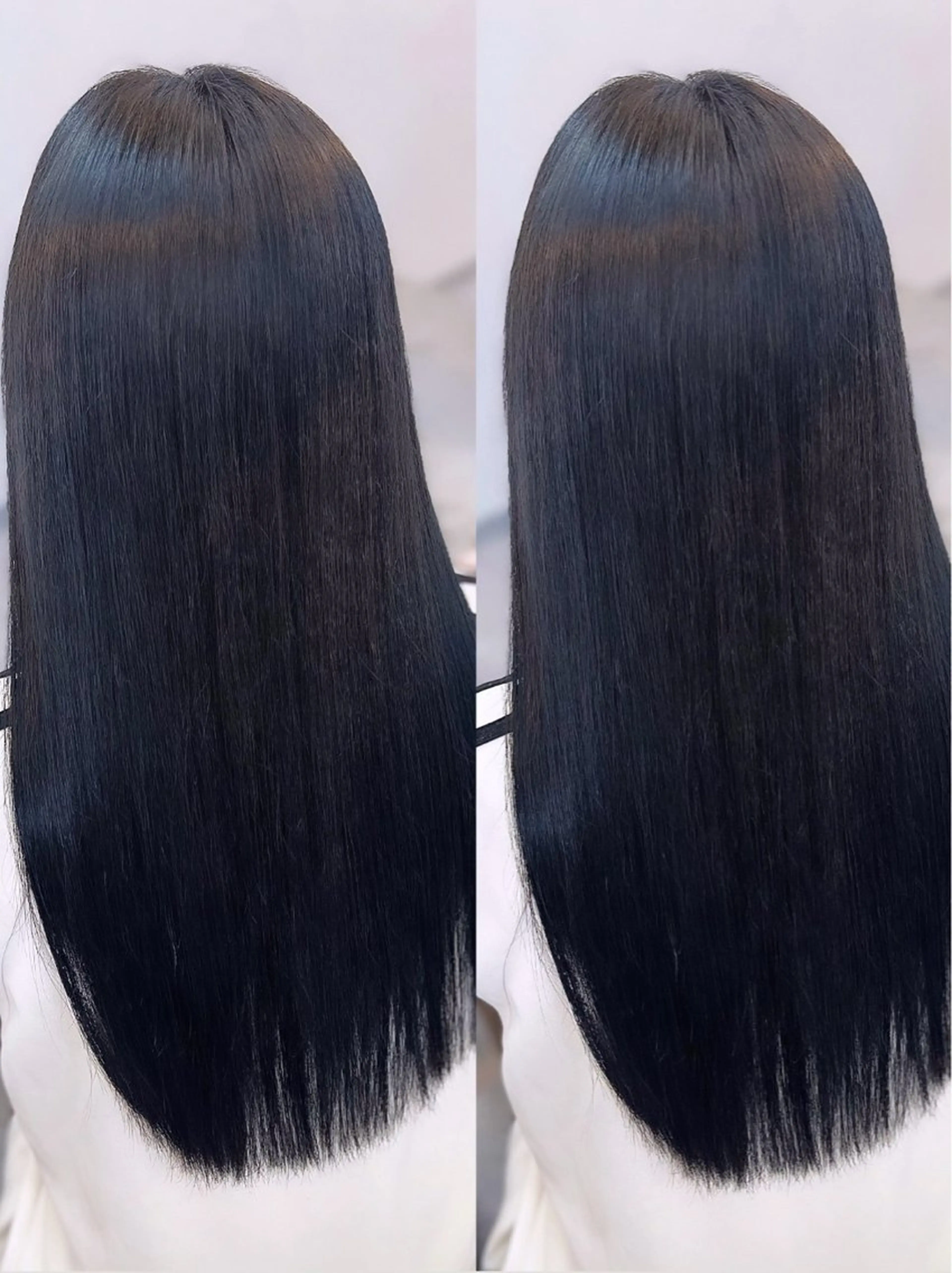 カラー 黒髪 ブルーカラー ブルーブラック 透明感カラー ヘアカラー 🦄mimi🦄 艶髪/透明感/メンズのヘアスタイル