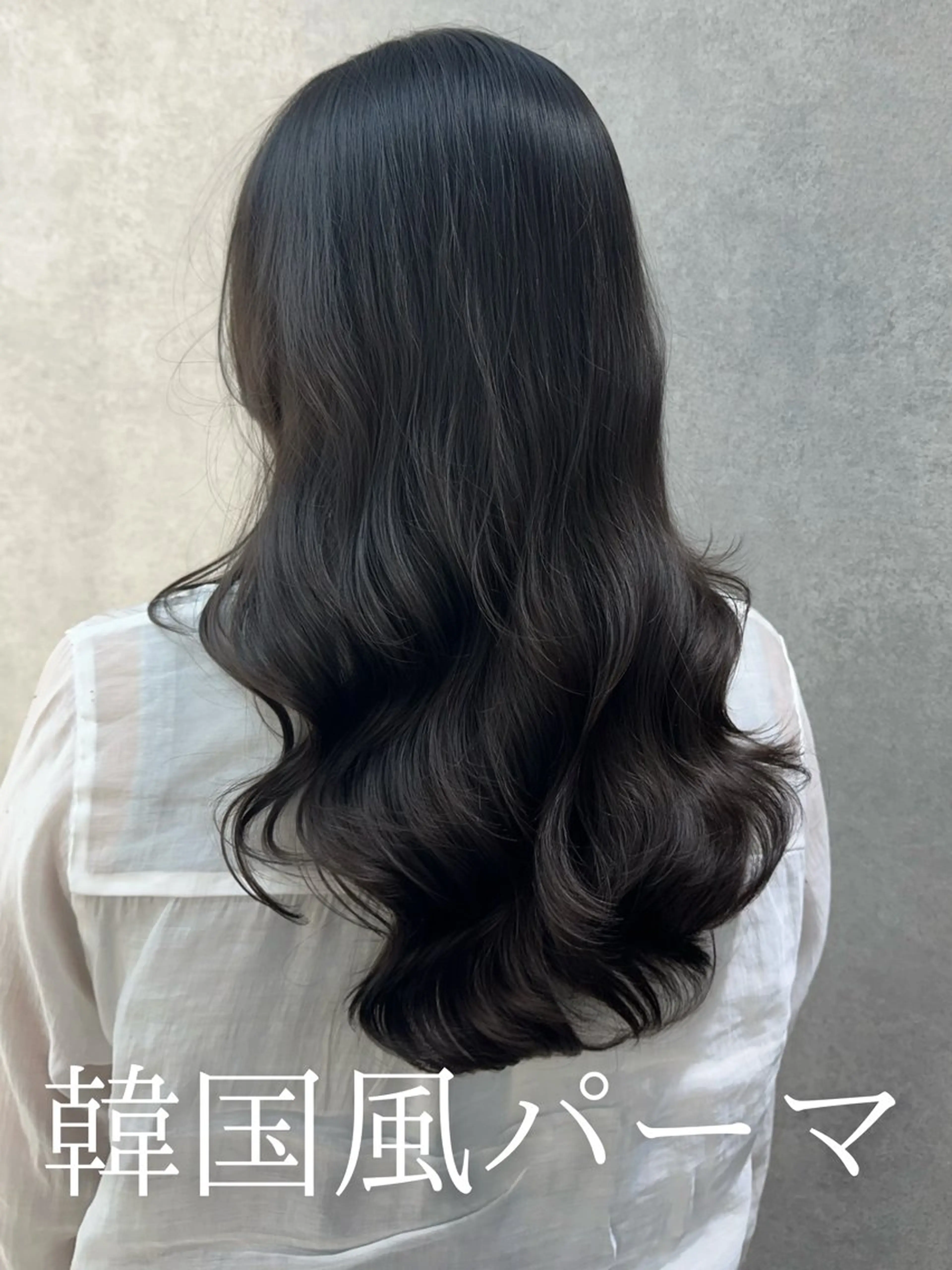 セミロング 韓国風パーマ/ 韓国ヘア/大森千寛のヘアスタイル