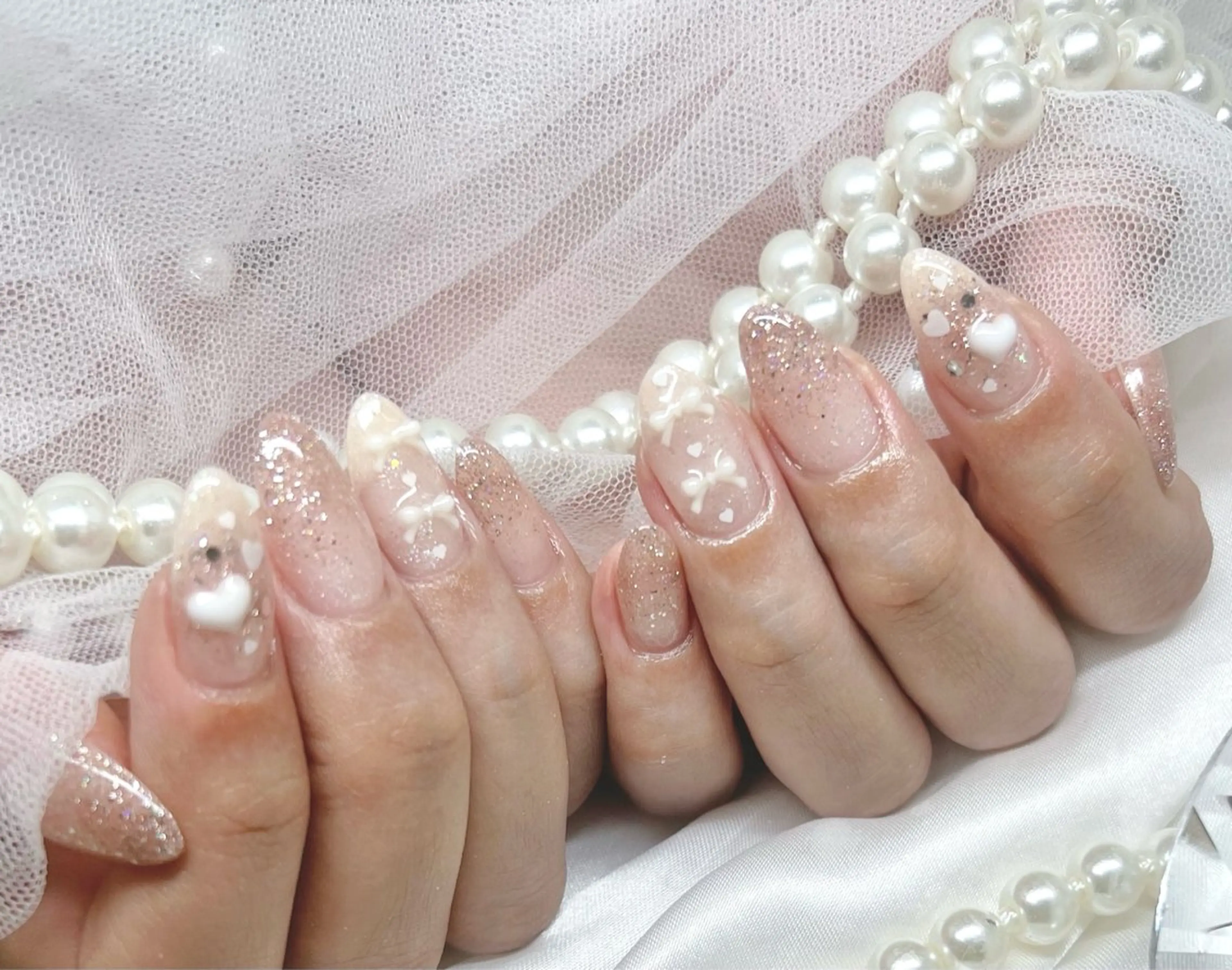 ミディアム ハンドネイル Ange Nailistのネイルデザイン