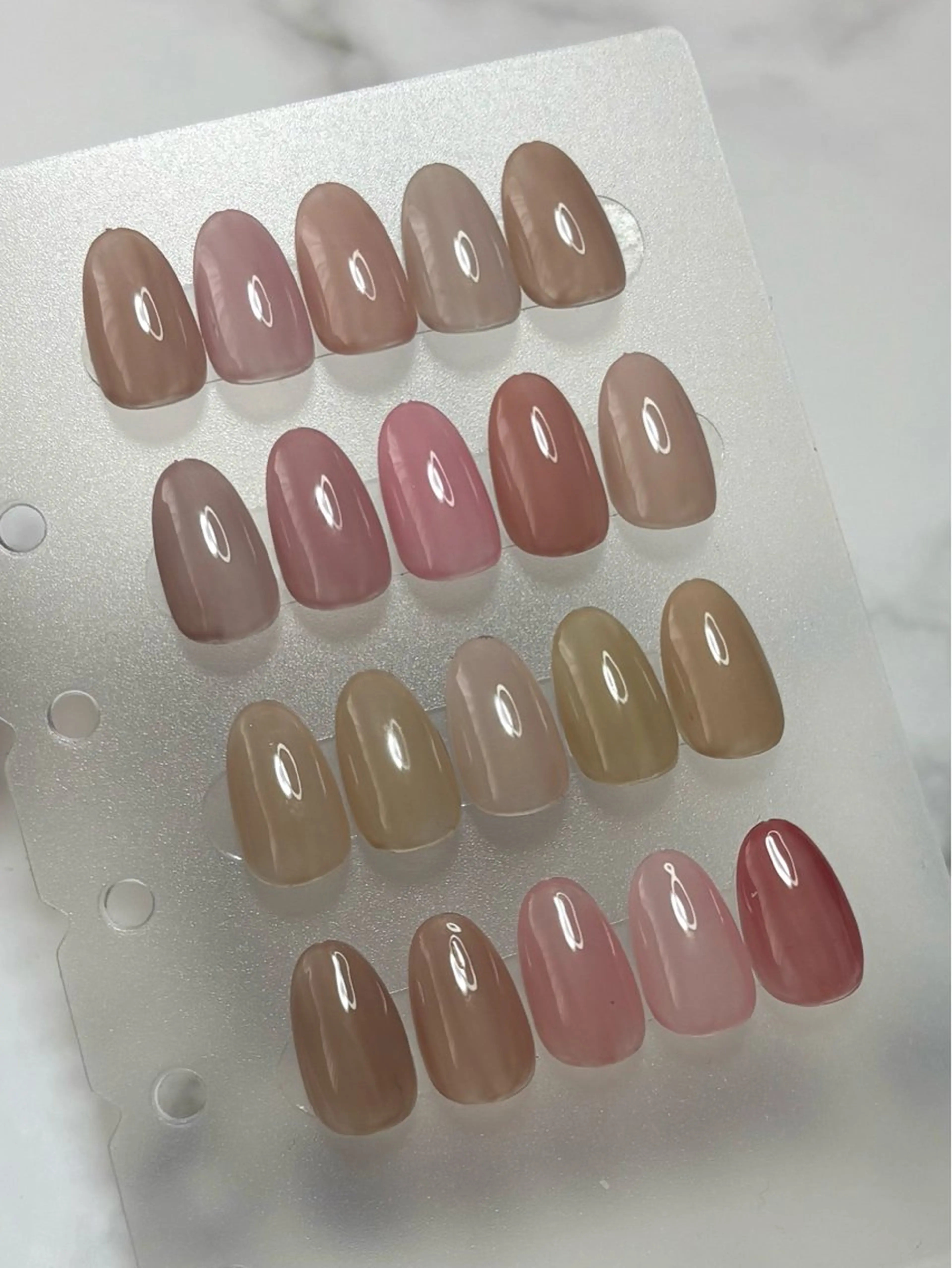 ネイル オフィスネイル ワンカラーネイル ハンドネイル nail salon minthのネイルデザイン