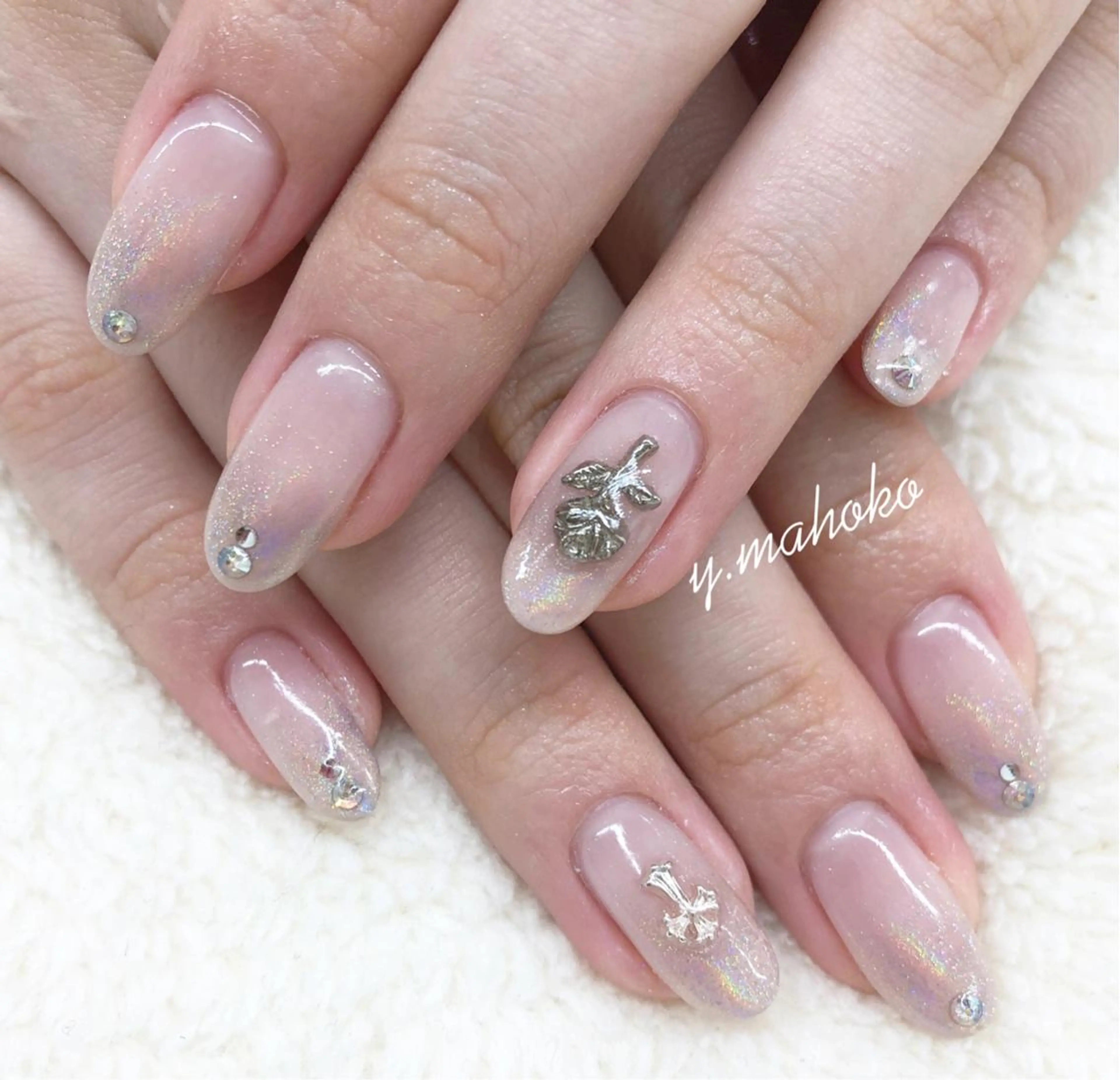 ネイル ハンドネイル She nail studio 原宿所属・パラジェル有/ スカルプ/mahoのネイルデザイン