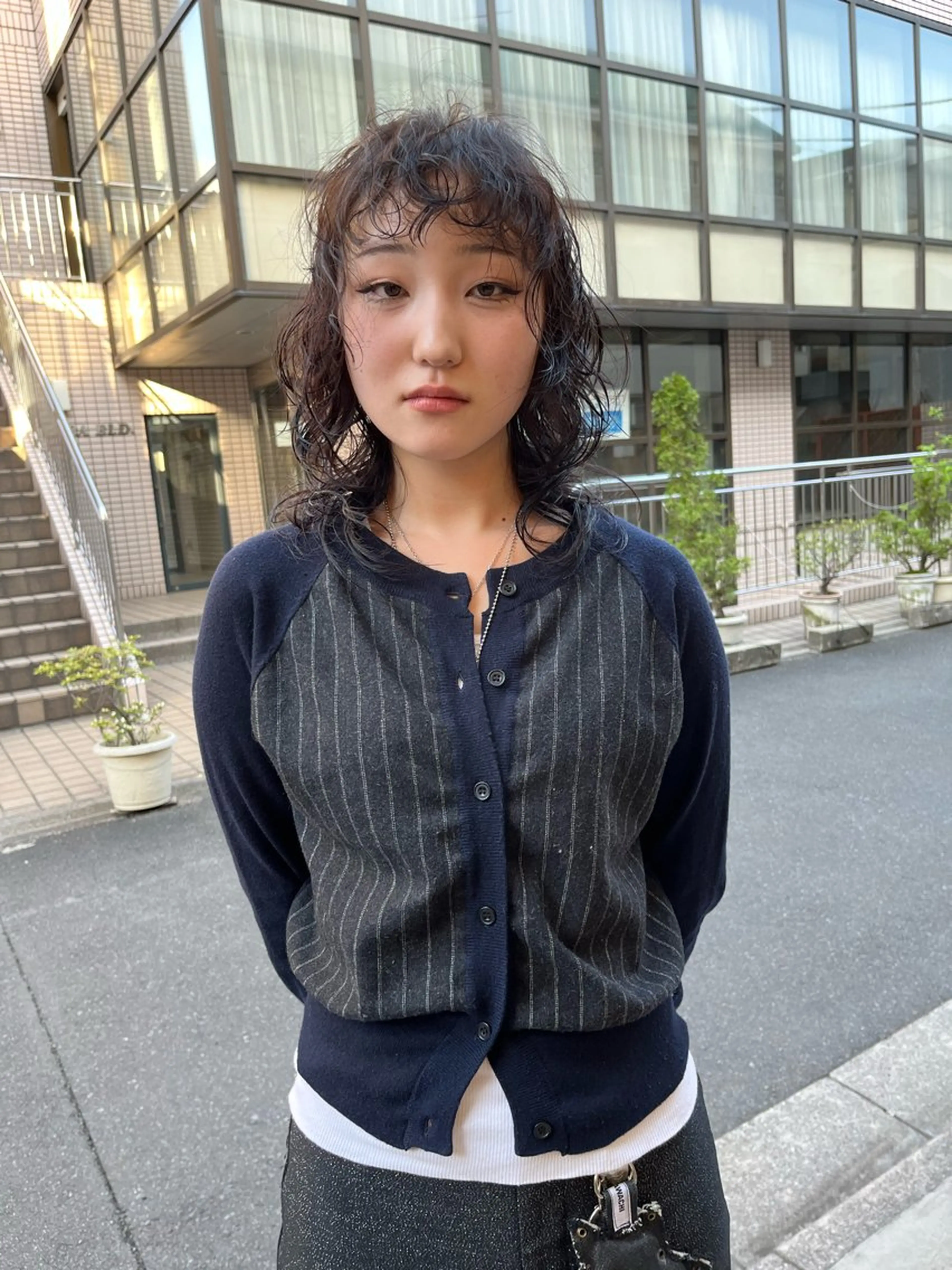 セミロング パーマ ヘアアレンジ カット パーマ トリートメント ハイトーン/美髪矯正 🍃大江拓実のヘアスタイル