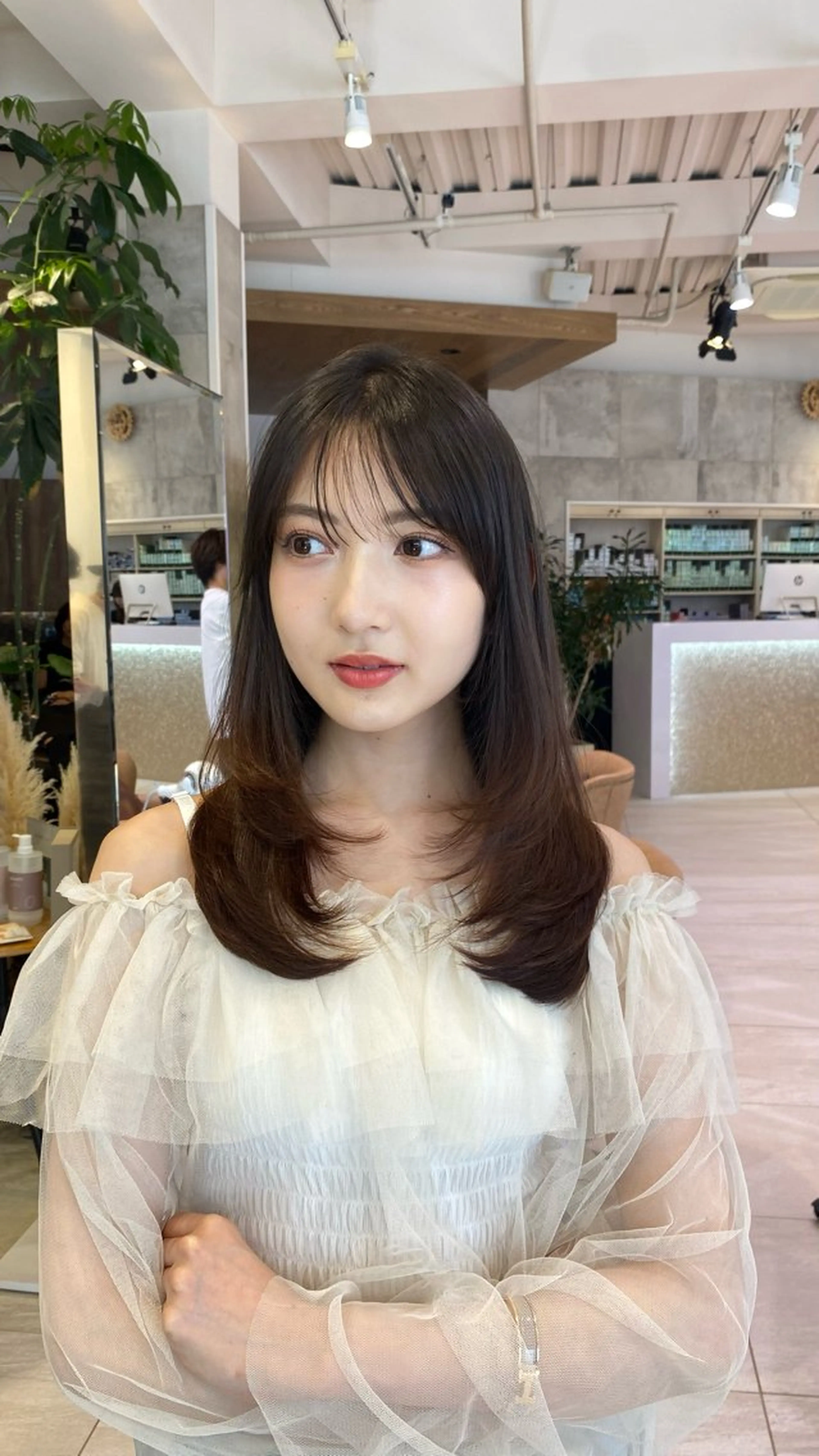 ロング ボブ／レイヤーモデル 募集中🫧ゆい🌼のヘアスタイル