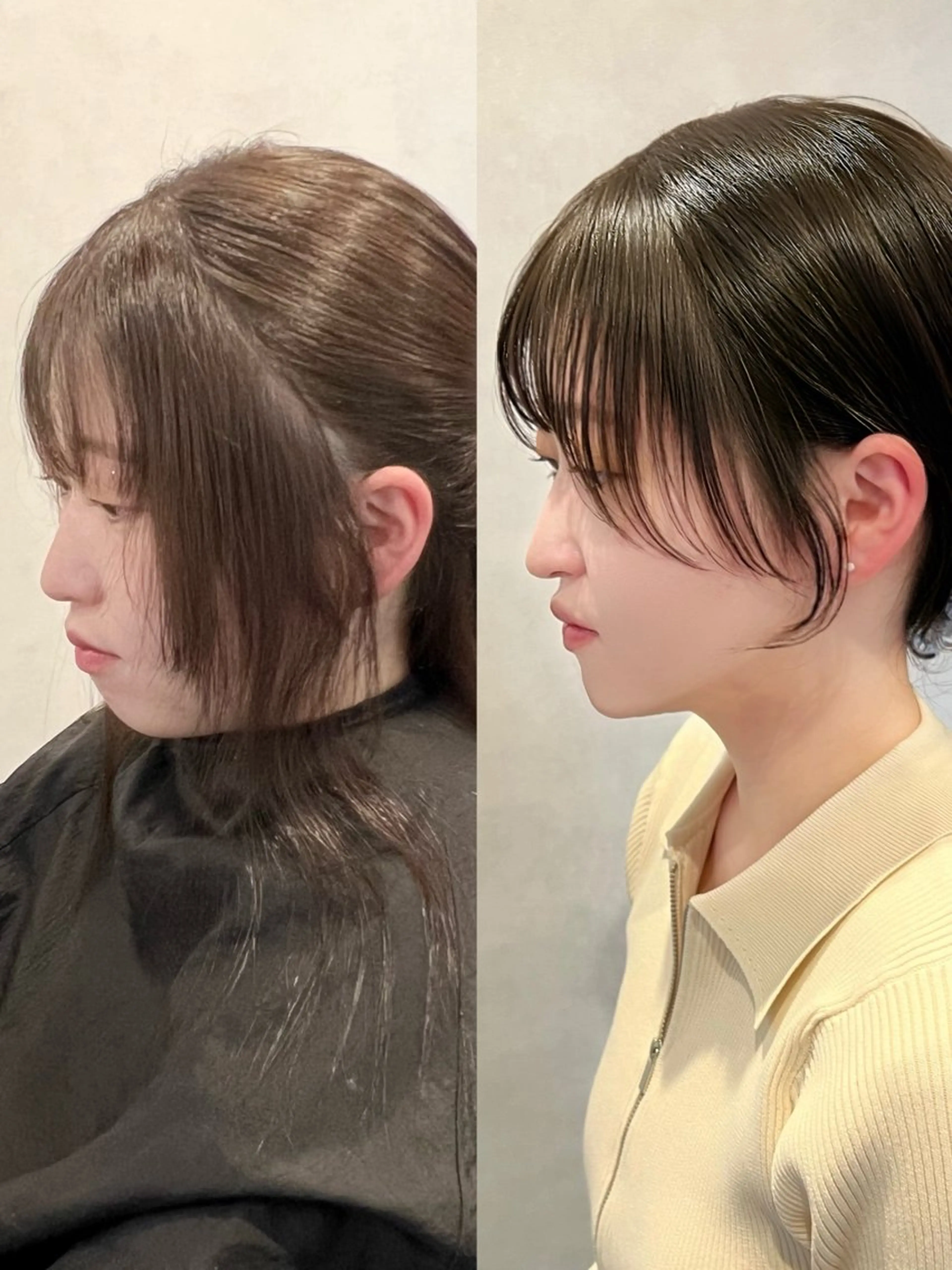 ミディアム 住 なつきのヘアスタイル