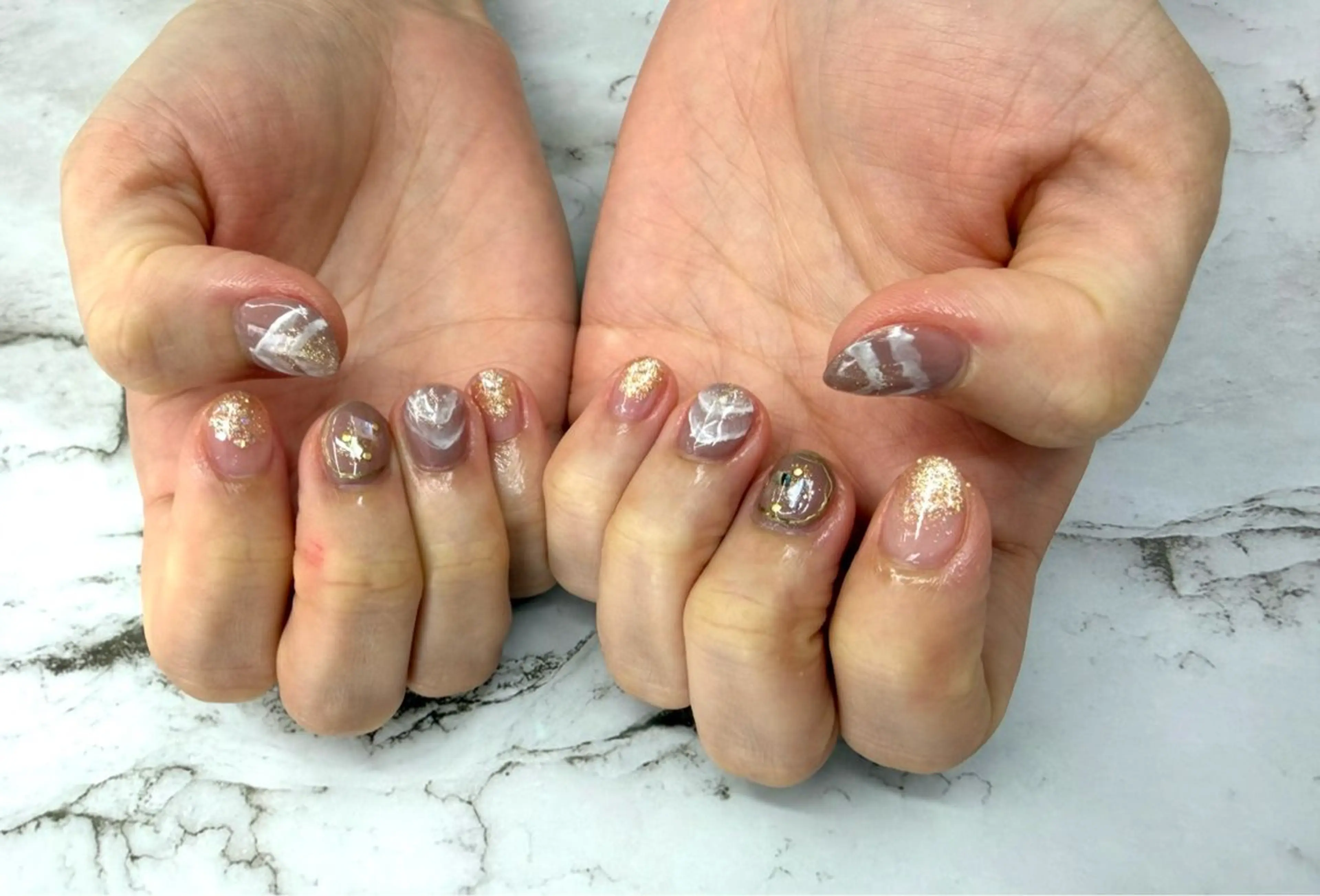 ネイル ハンドネイル nail salon blancheのネイルデザイン