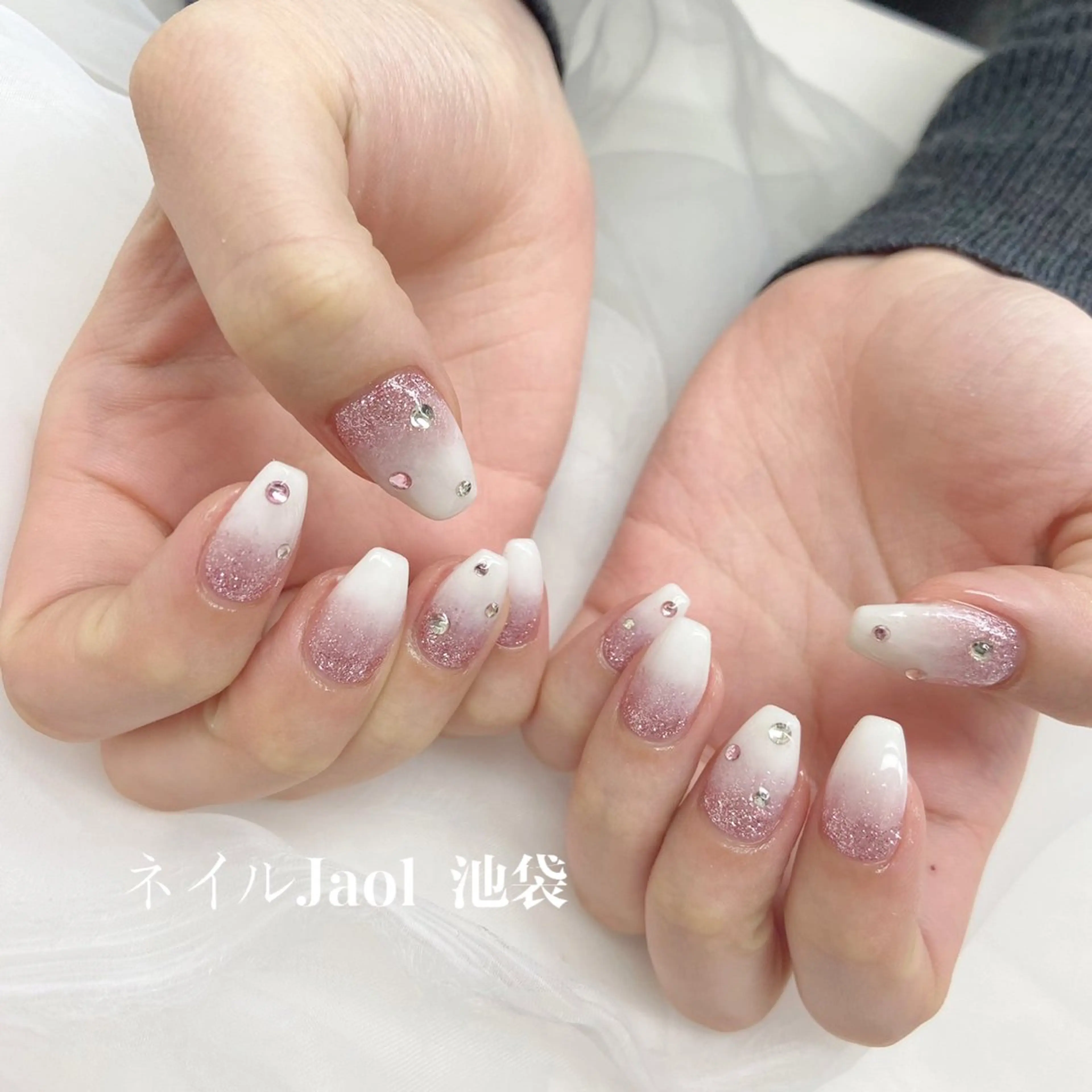 ミディアム nail jaol池袋店所属・ネイルJaol 池袋のネイルデザイン