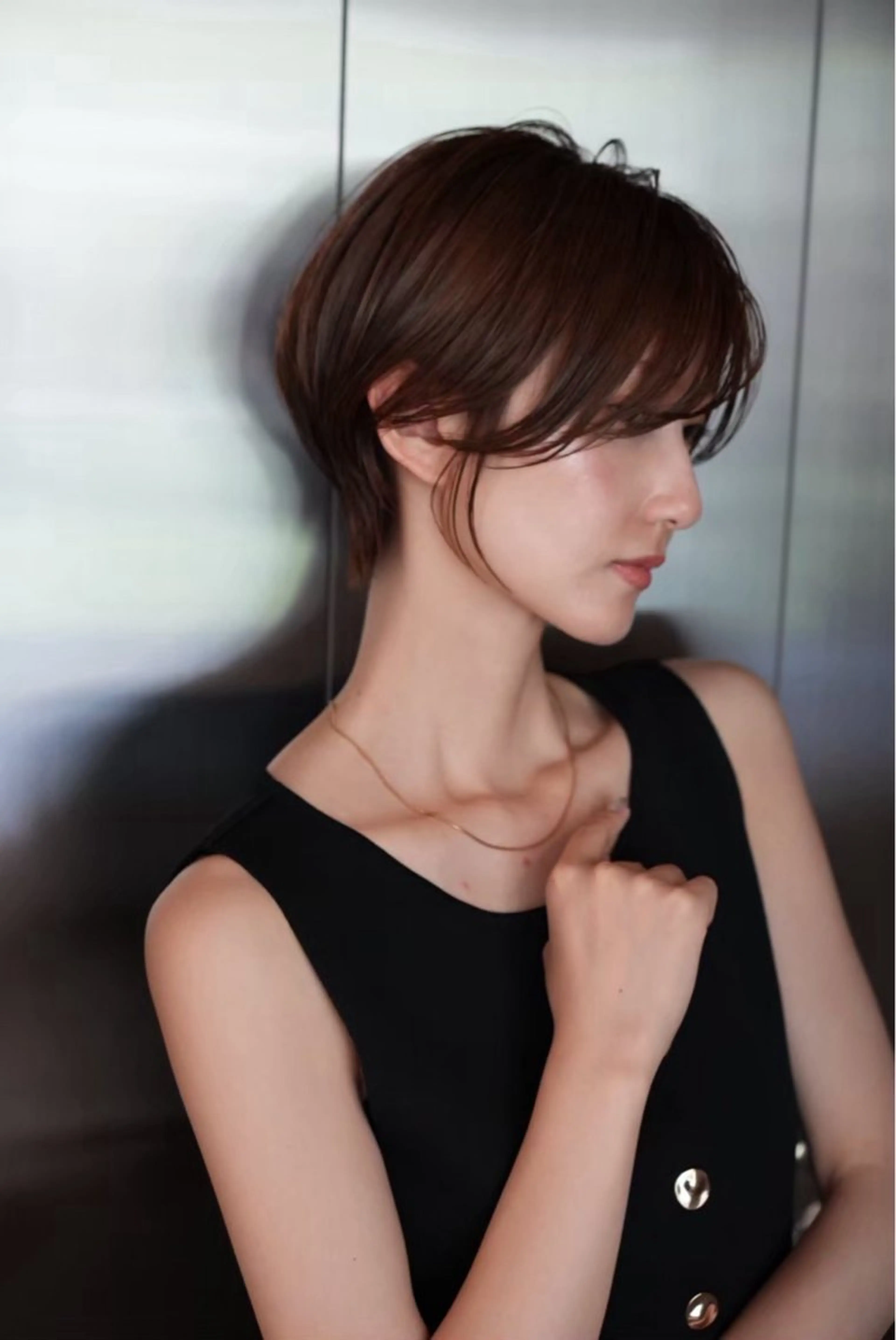 ショート カラー 加賀 千聖 /soigneのヘアスタイル