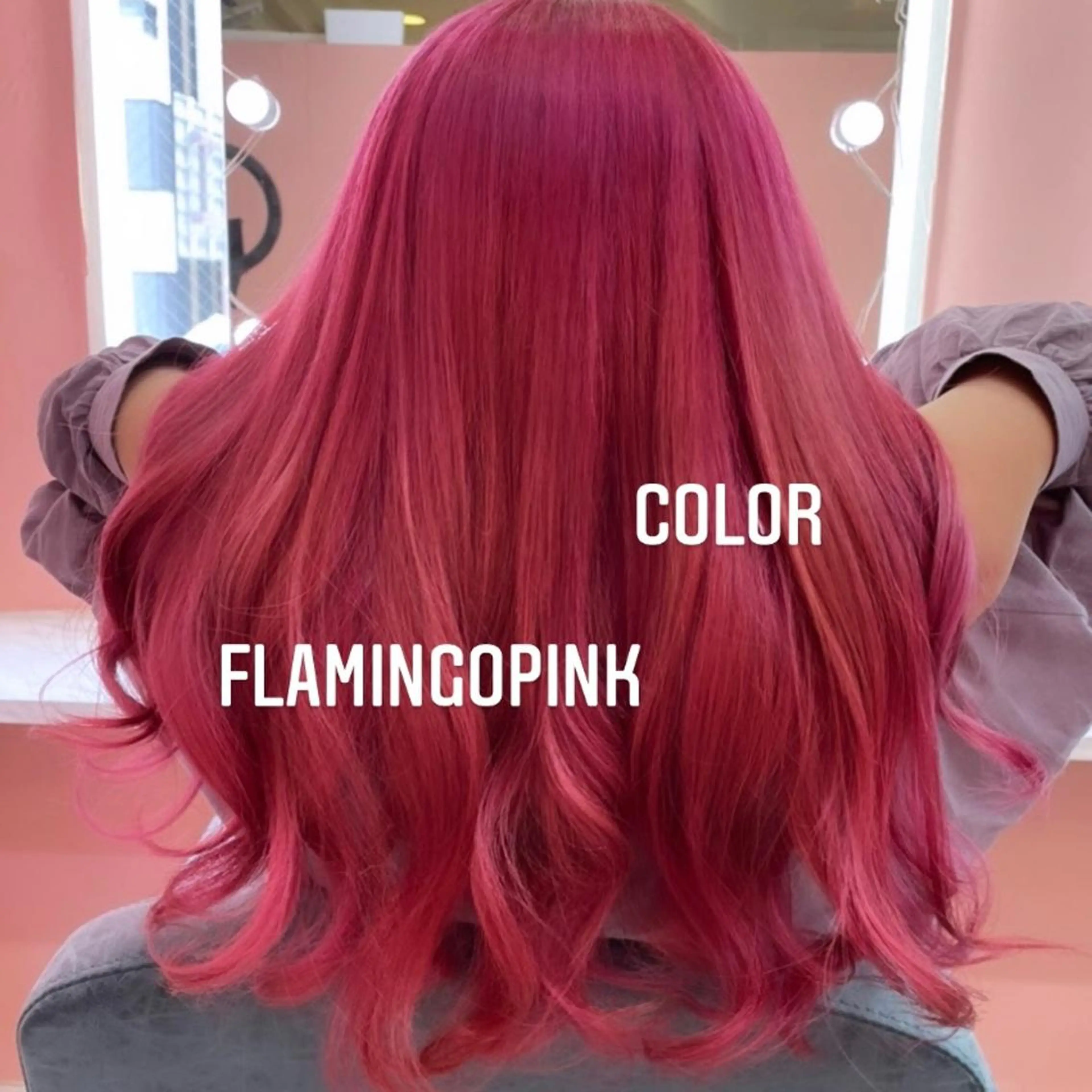 セミロング カラー ヘアカラー トリートメント エクステ🩵ブリーチ 韓国ヘア🩵KAEのヘアスタイル