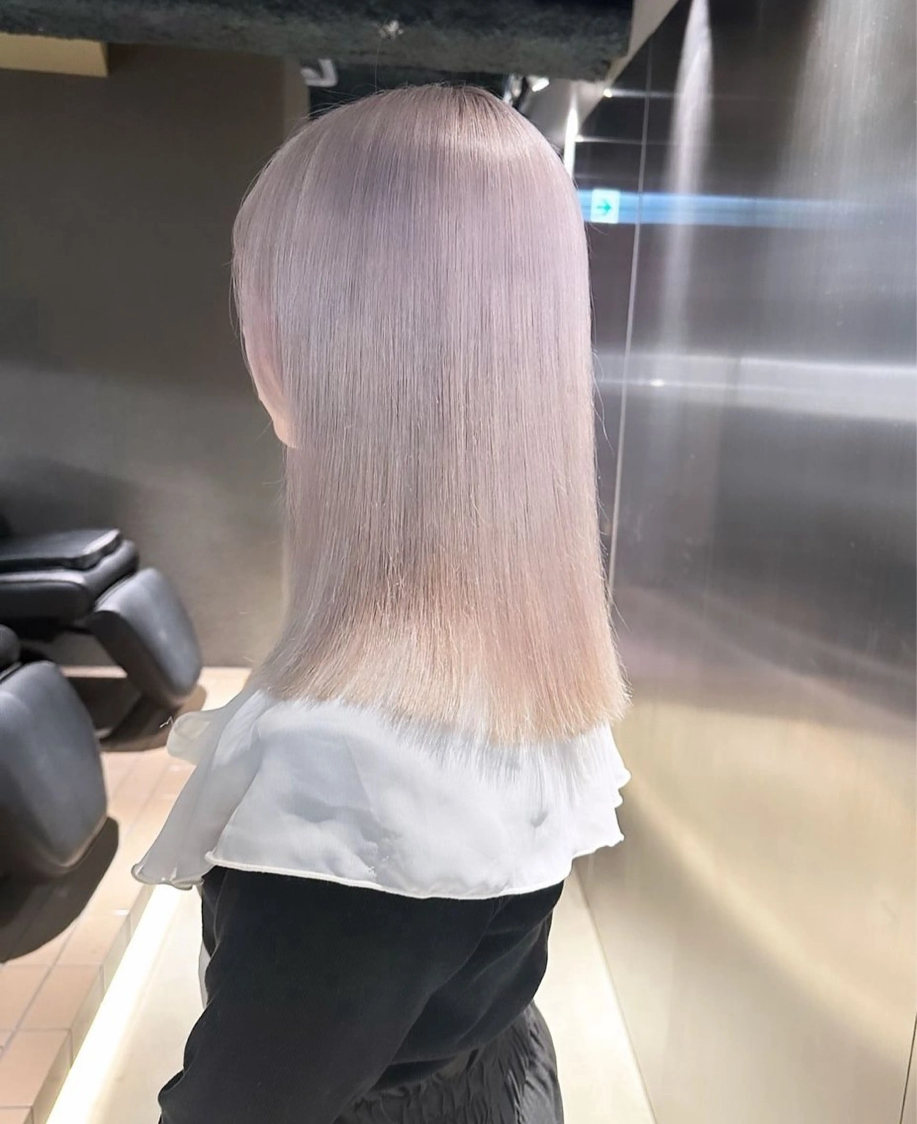 ミディアム 名古屋栄♡PELE/ ブリーチ/ハイトーンのヘアスタイル