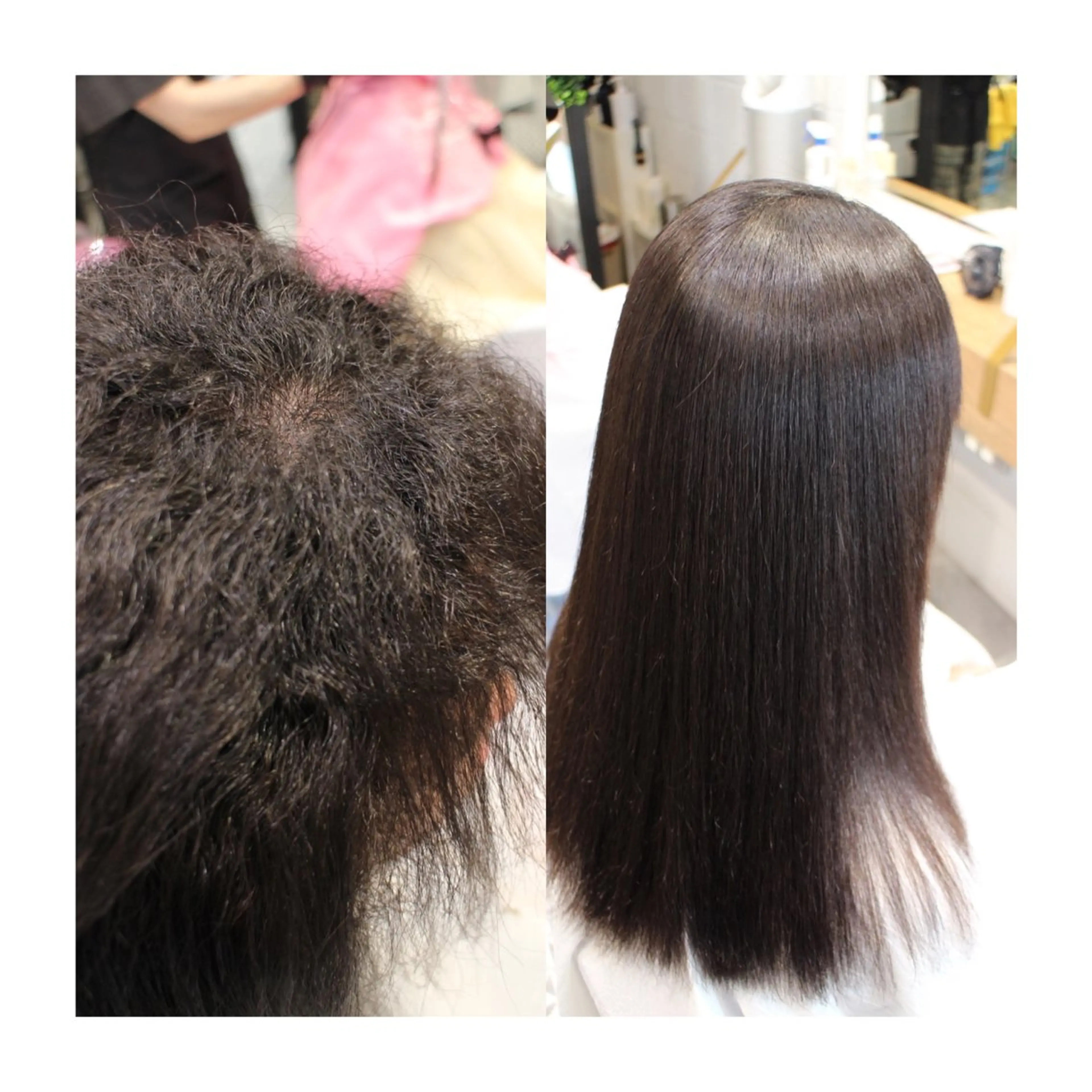 ロング 学生 カット 縮毛矯正 元村貴裕   ・ 美髪矯正美容師のヘアスタイル