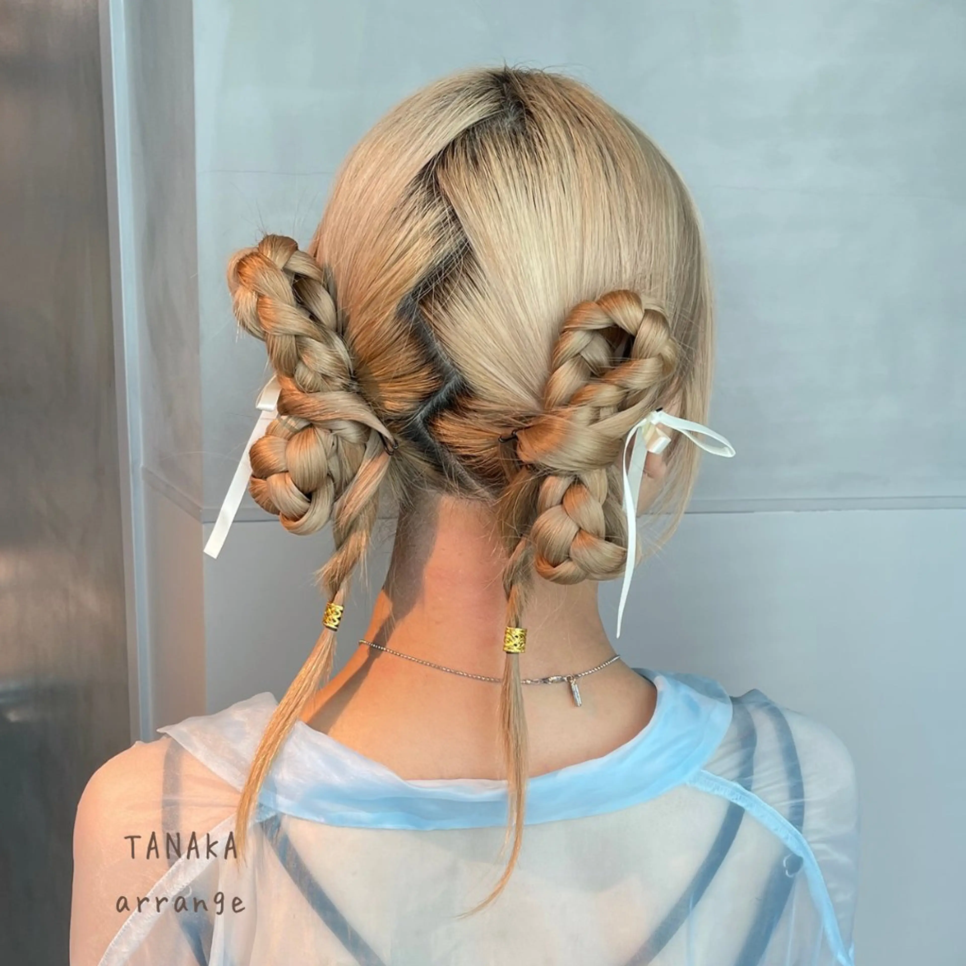 ヘアアレンジ ポニーテール 結婚式・ブライダル 卒業式のヘアスタイル ヘアセット charm《銀座》 ヘアセット/縮毛矯正のヘアスタイル