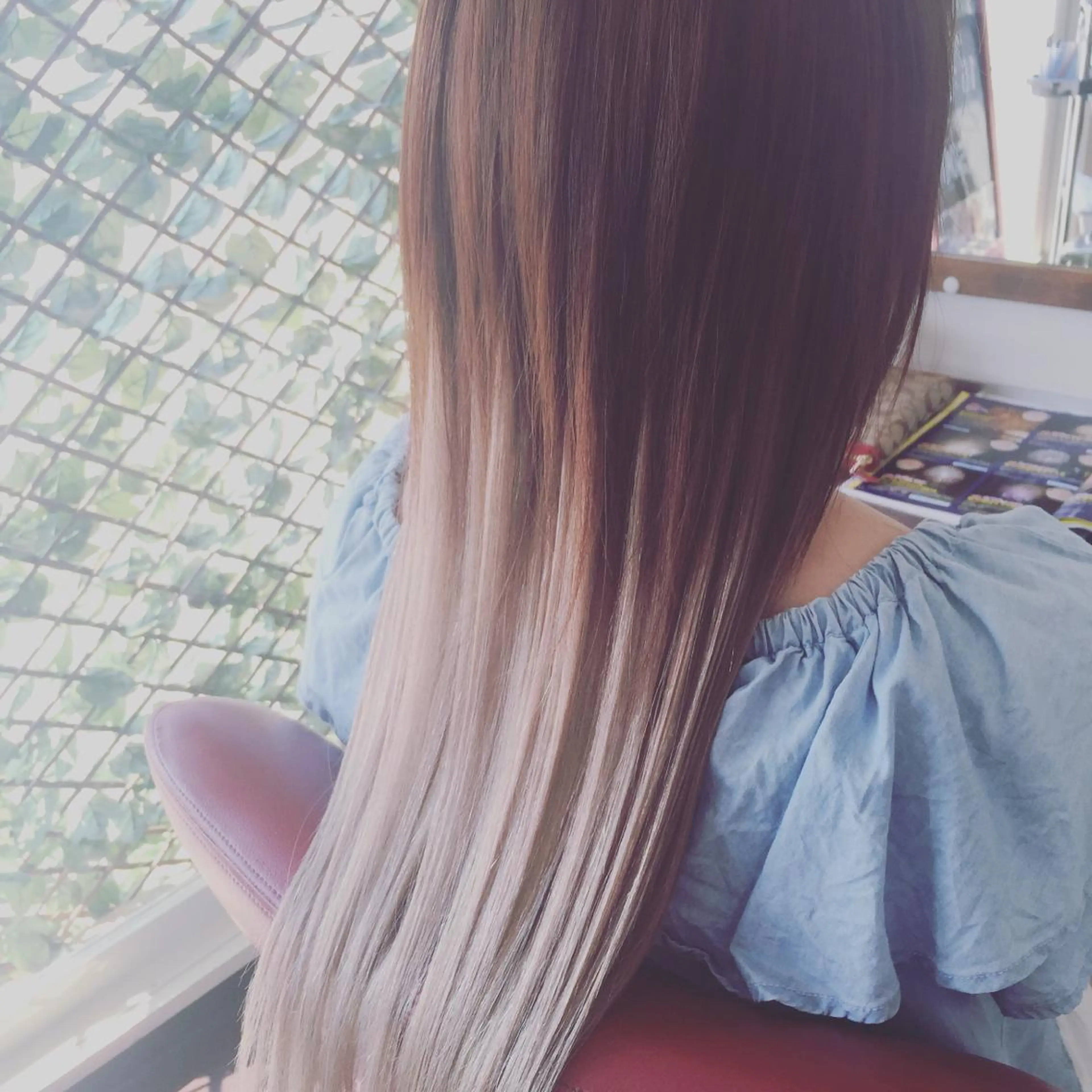 セミロング プルエクステ エクステ Wakita Masakiのヘアスタイル