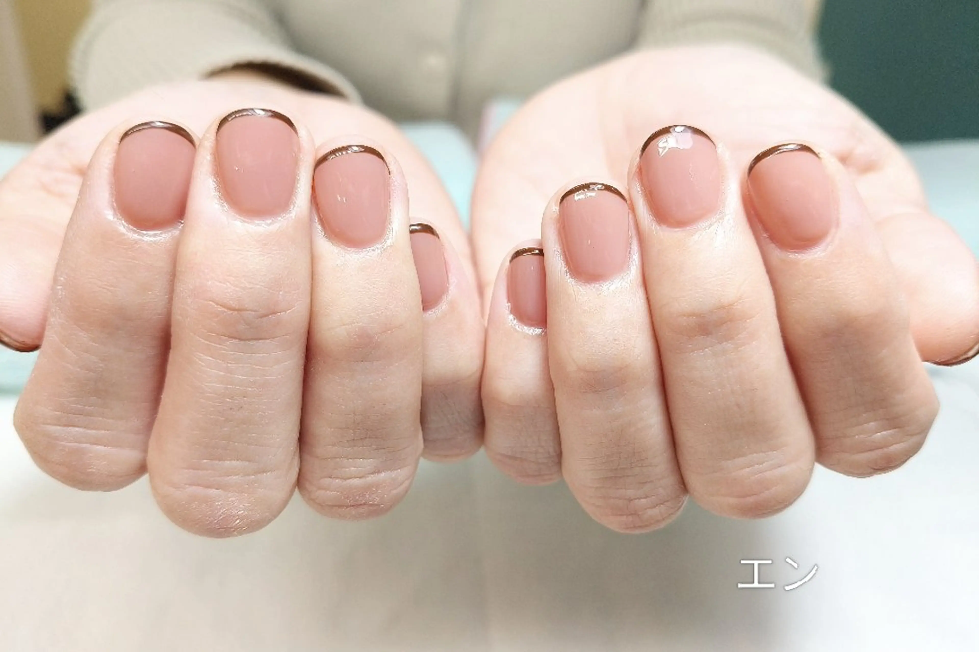 ネイル フレンチネイル エ ンのネイルデザイン