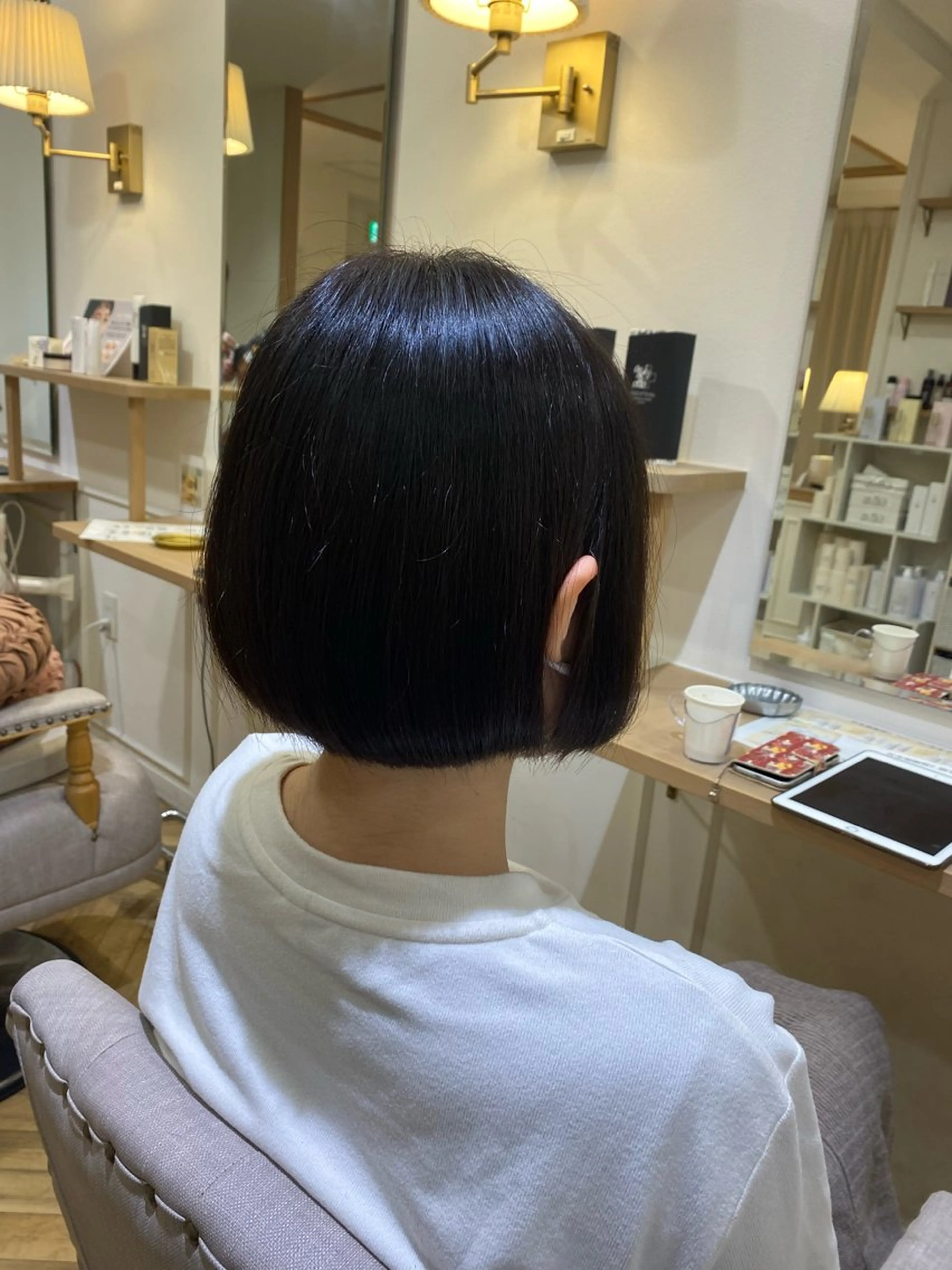ショート ボブ 韓国ヘア・カラー 🩵SHIZUKUのヘアスタイル