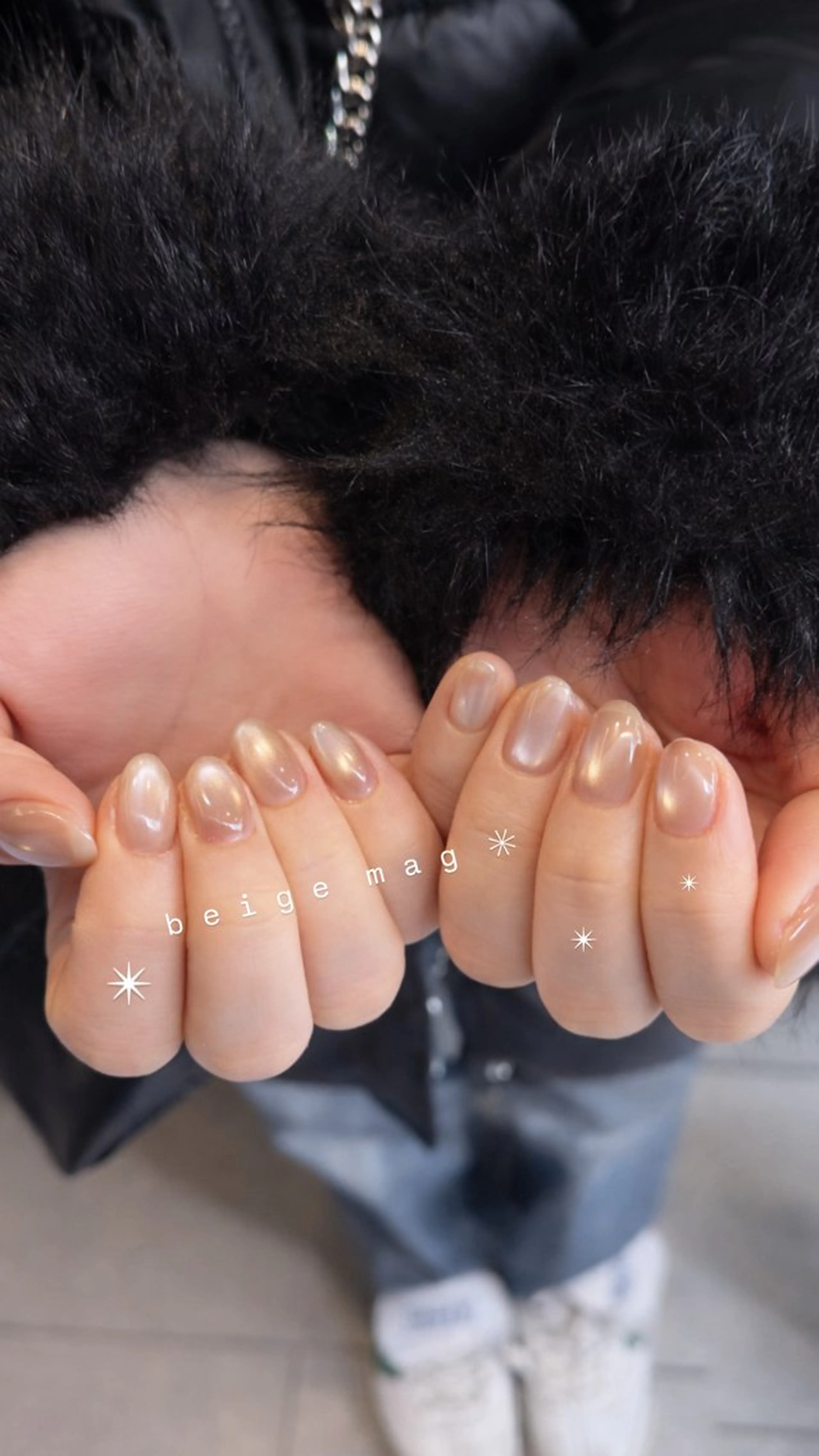 ネイル マグネットネイル ワンカラーネイル ハンドネイル ハンドケア nail salon swaddle 🪽のネイルデザイン