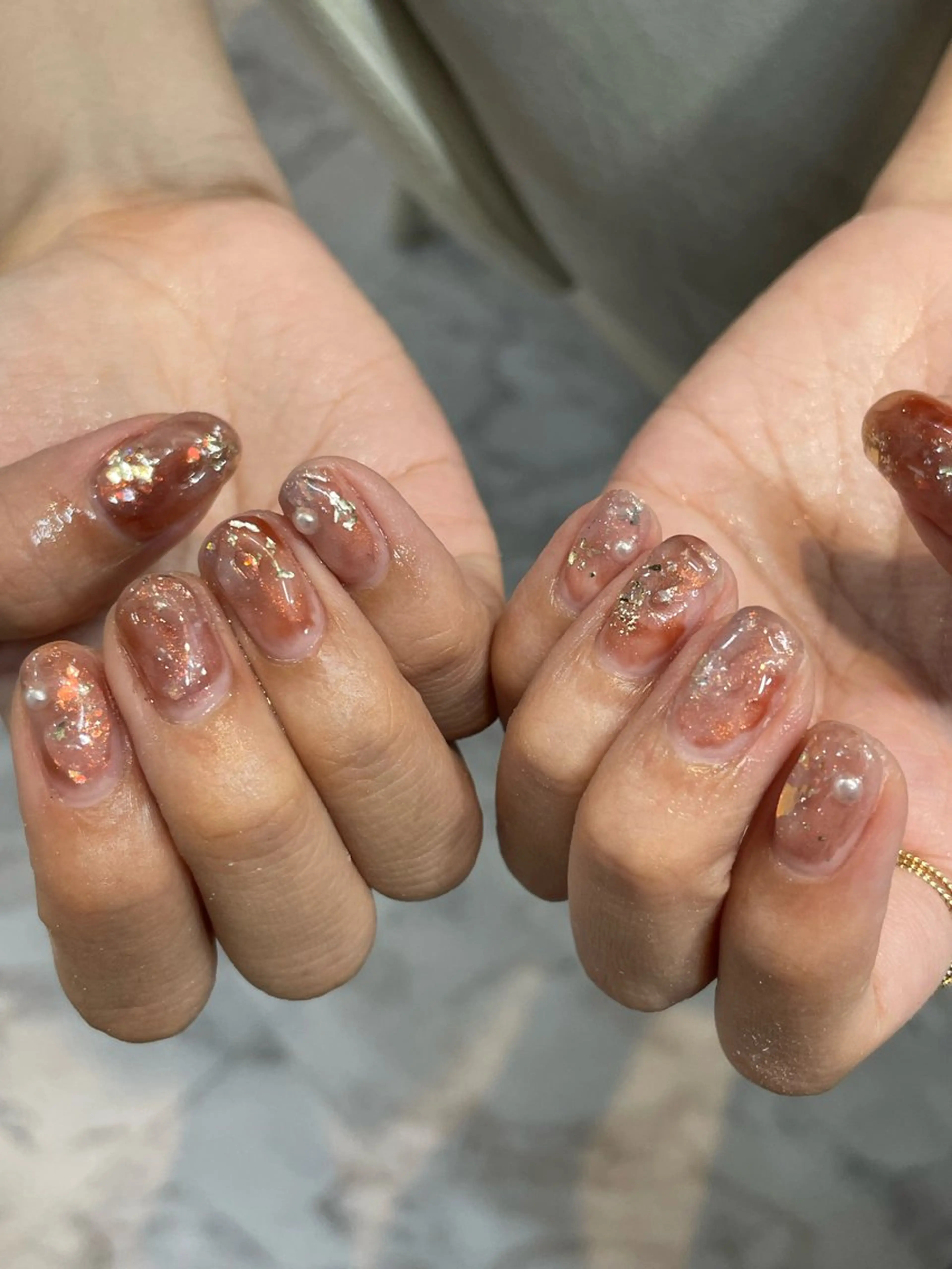 ネイル ハンドネイル ハンドケア Crescent Eye濱谷のネイルデザイン