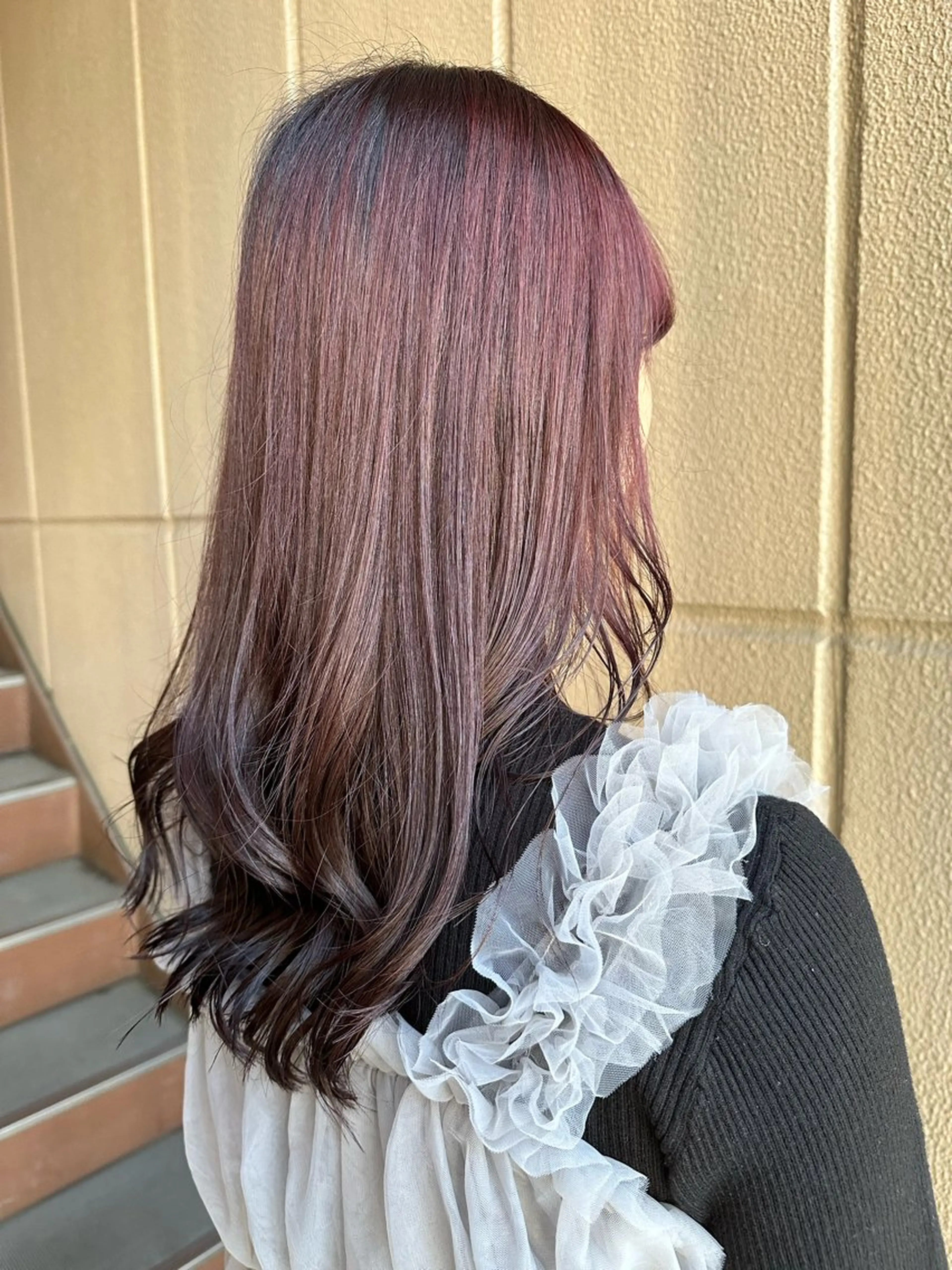 ミディアム カラー 🐬脱白髪染めカラー 清水大世🐬のヘアスタイル