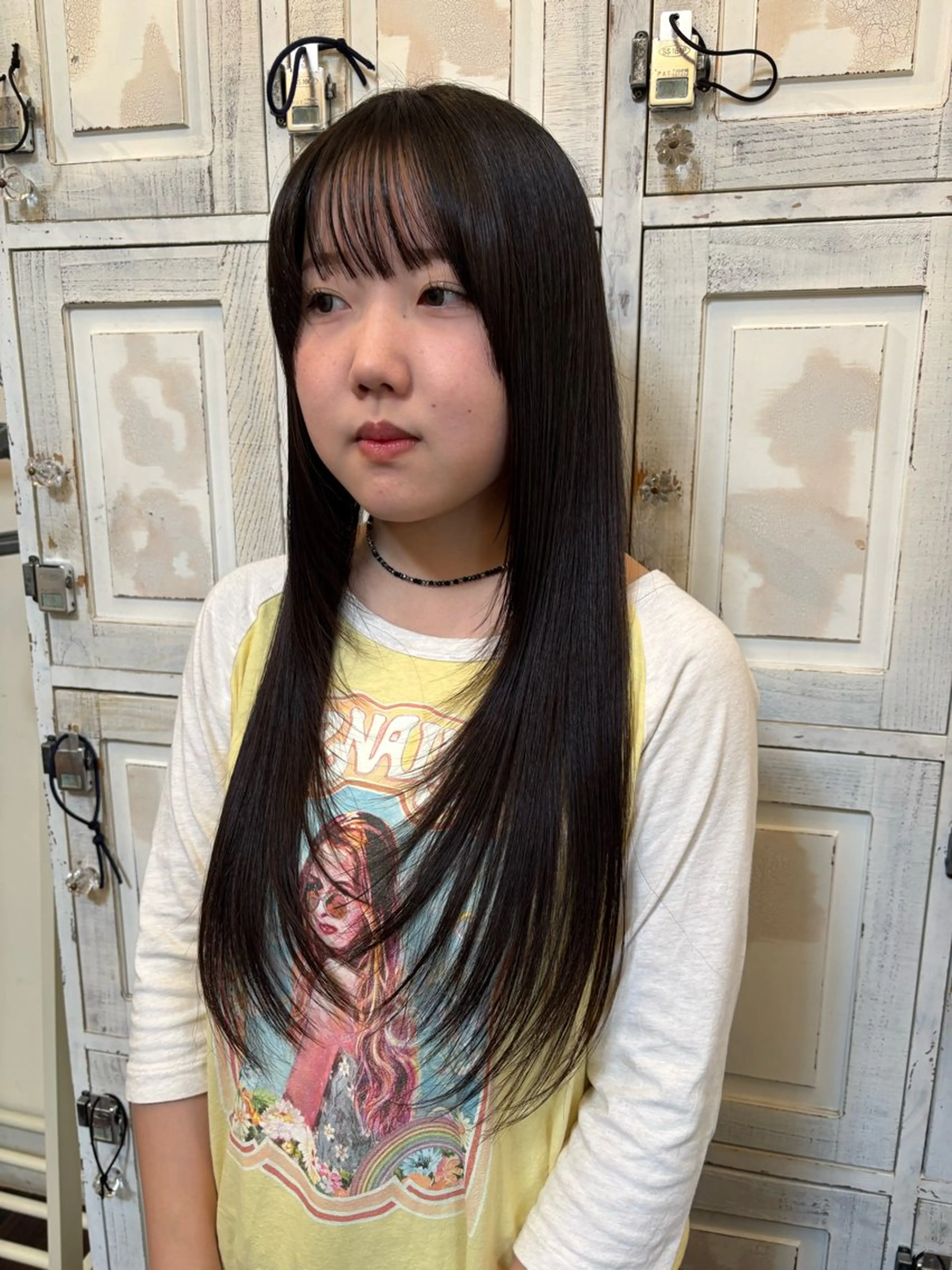 ロング カラー カット ヘアカラー トリートメント ボブ/顔周りレイヤー 🎀momoka🎀のヘアスタイル