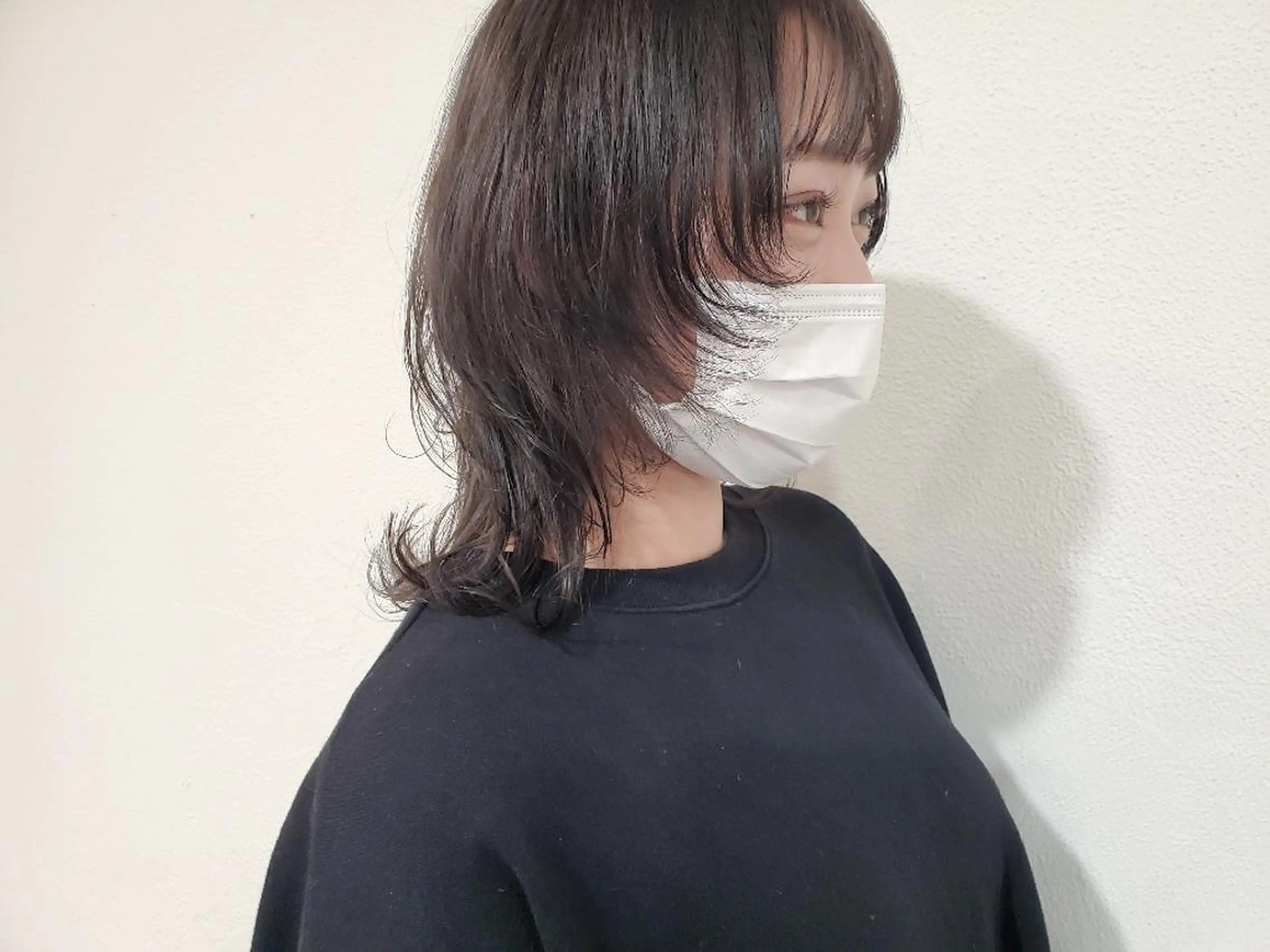 セミロング カラー ハイレイヤー レイヤーカット パ ルのヘアスタイル