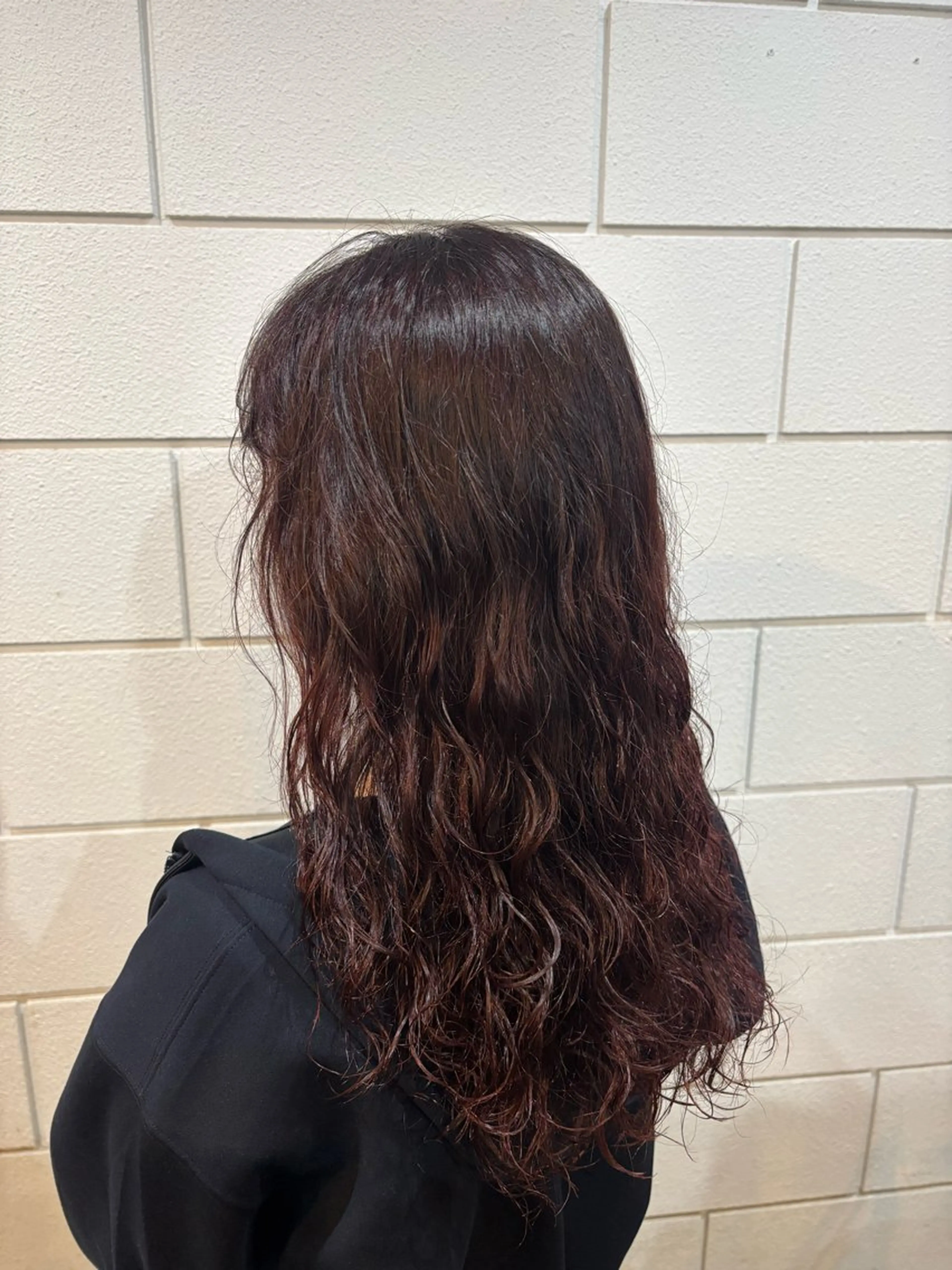 ロング カラー 平野 礼のヘアスタイル