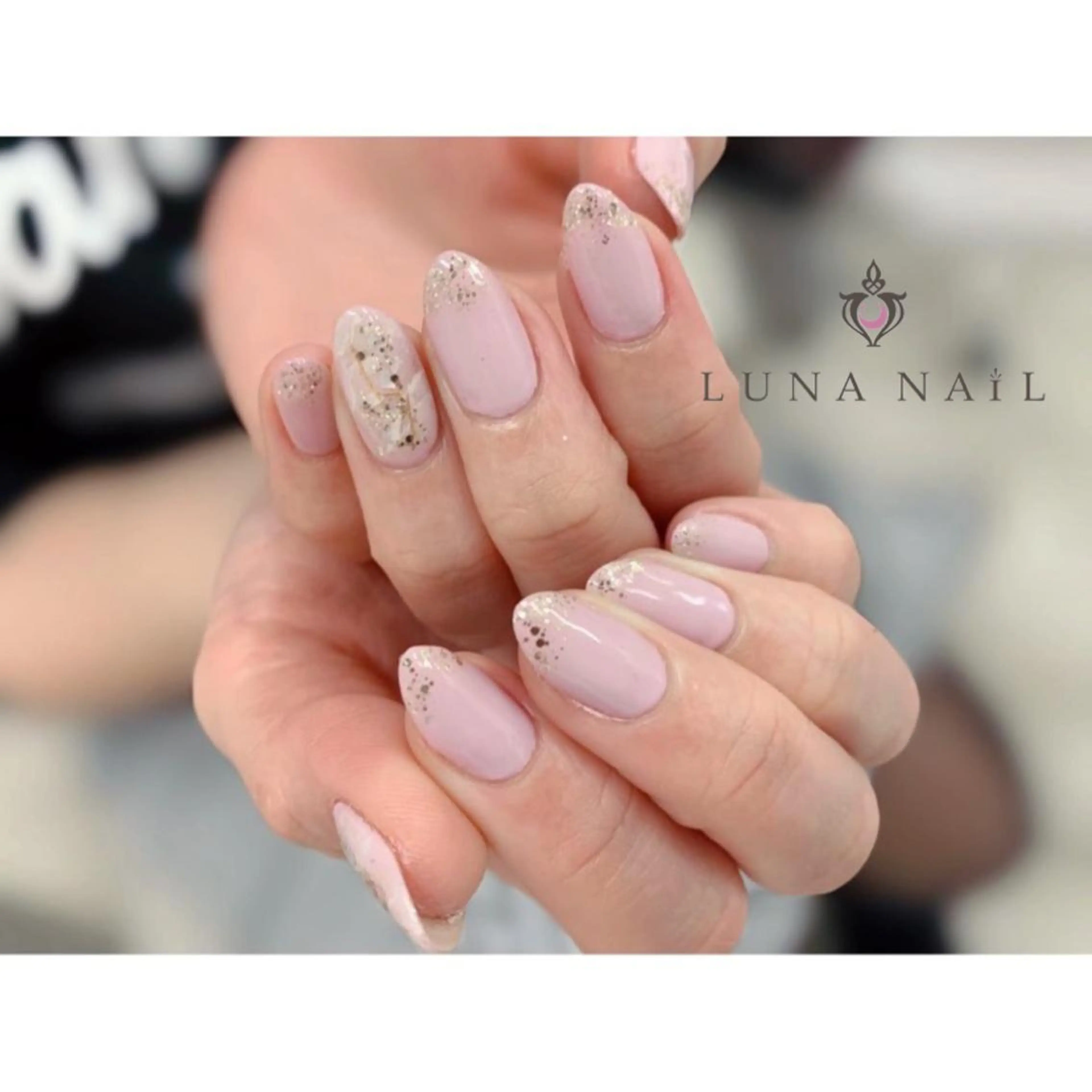 ネイル ラメ(グリッター) いまむら あかりのネイルデザイン