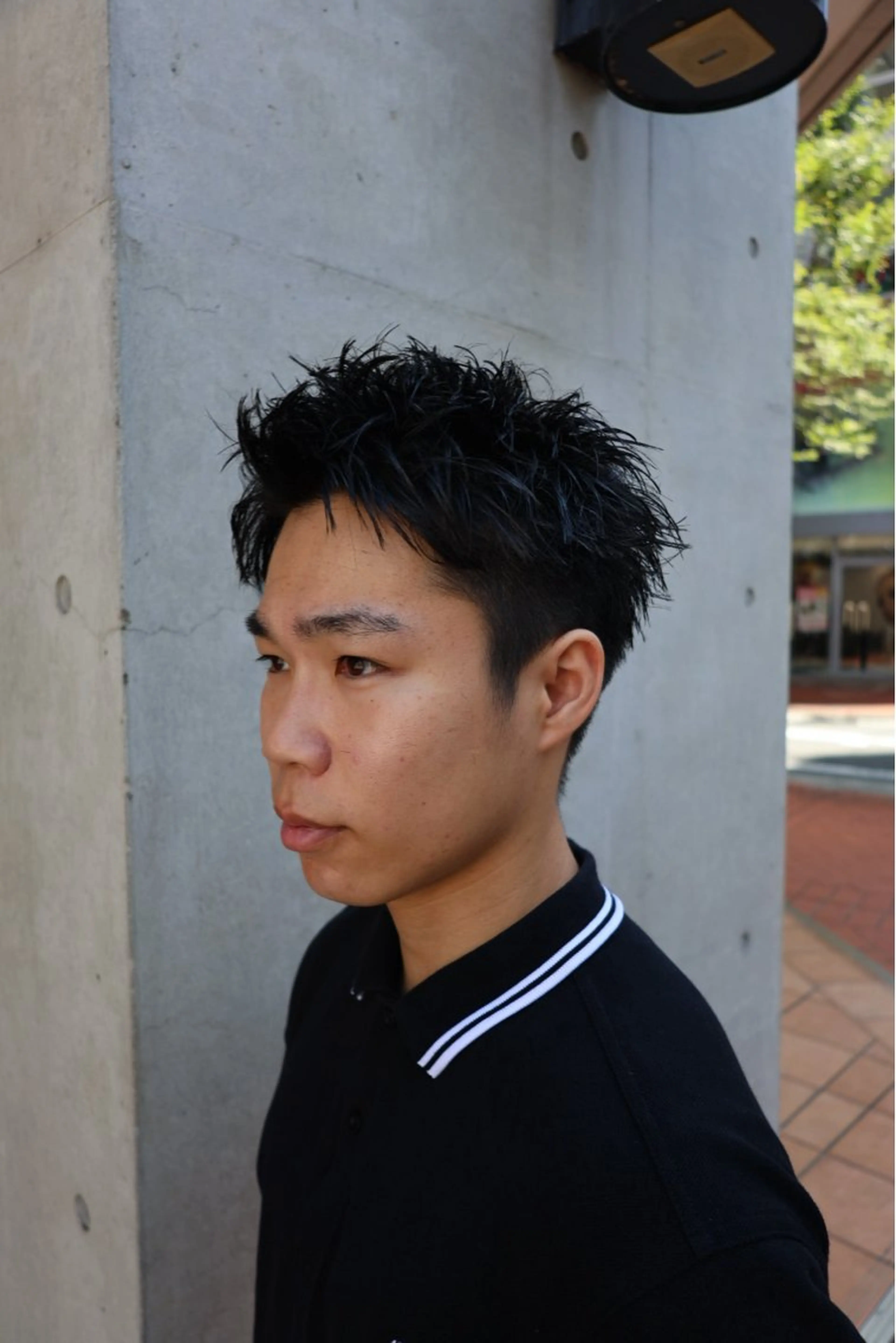 ショート メンズ 大阪梅田メンズサロン メンズパーマ荒川琢磨のヘアスタイル