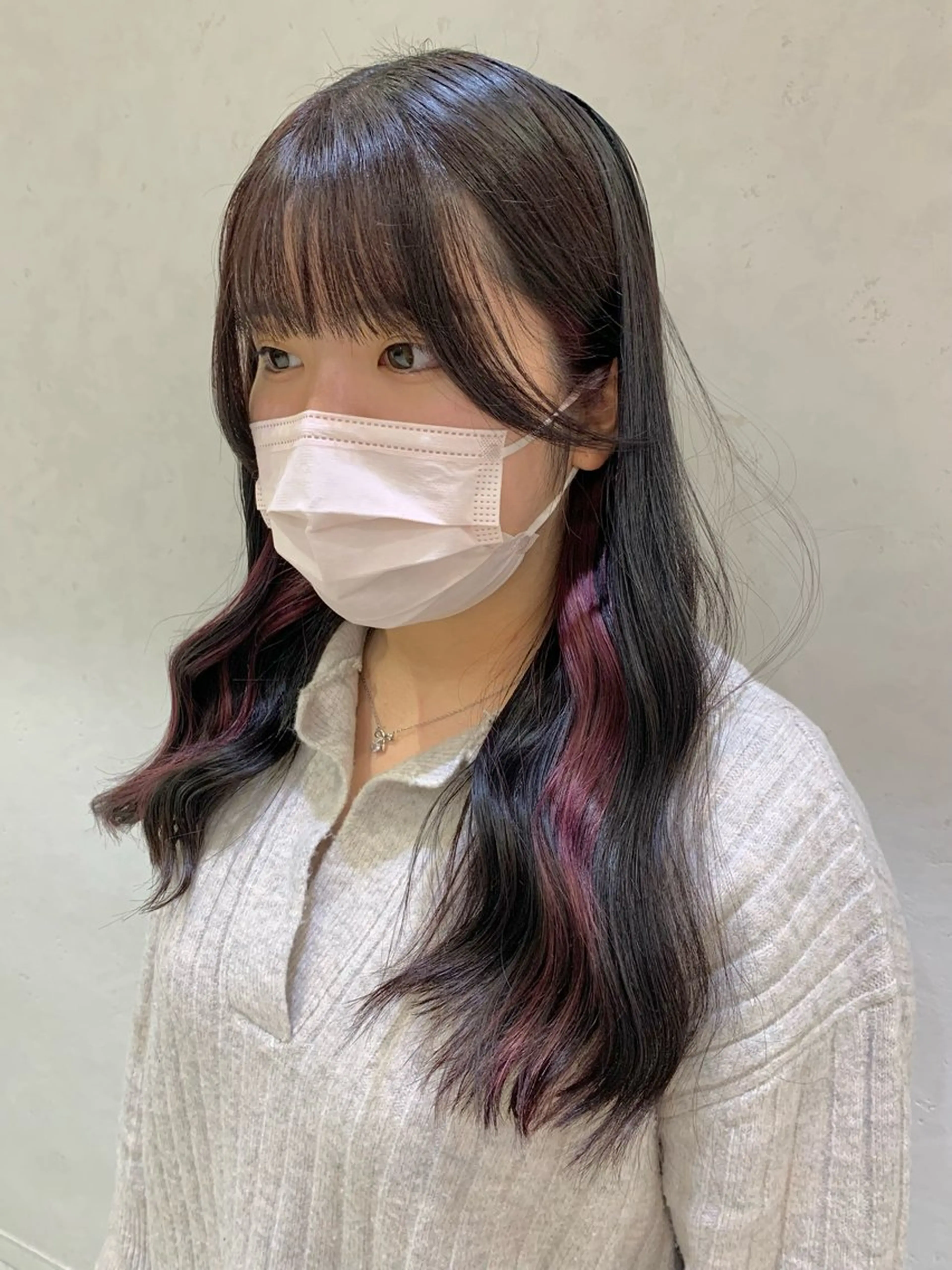 ロング カラー ヘアアレンジ ヘアカラー トリートメント ayumi🌈 インナーカラー🌈のヘアスタイル